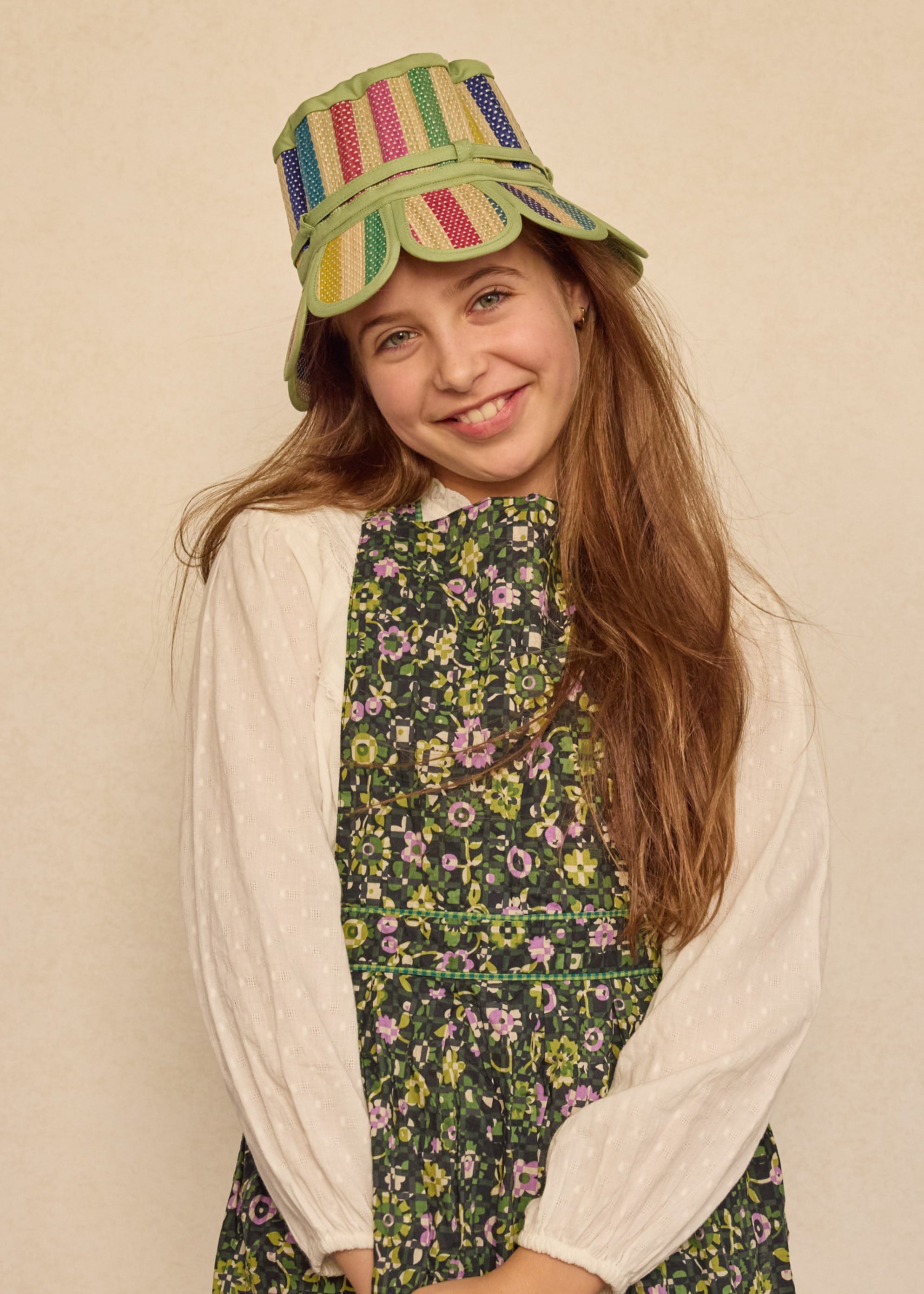 Resort Days | Garden | Luxe Manhattan Child Hat