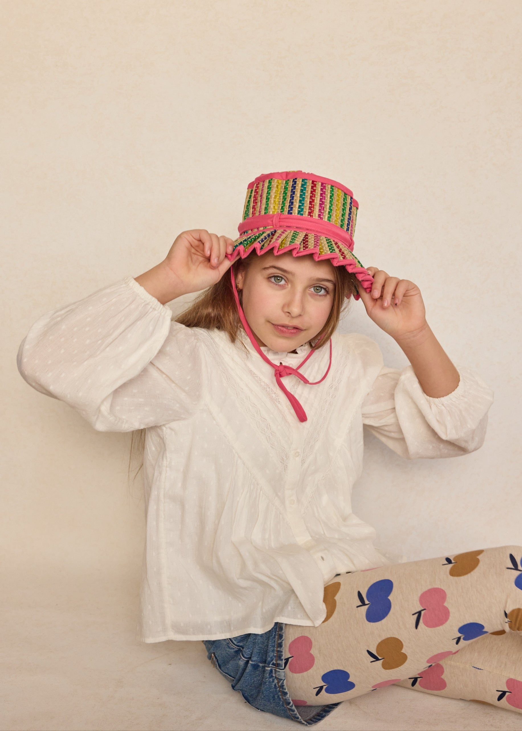 Tropical | Fuchsia | Luxe Mayfair Child Hat