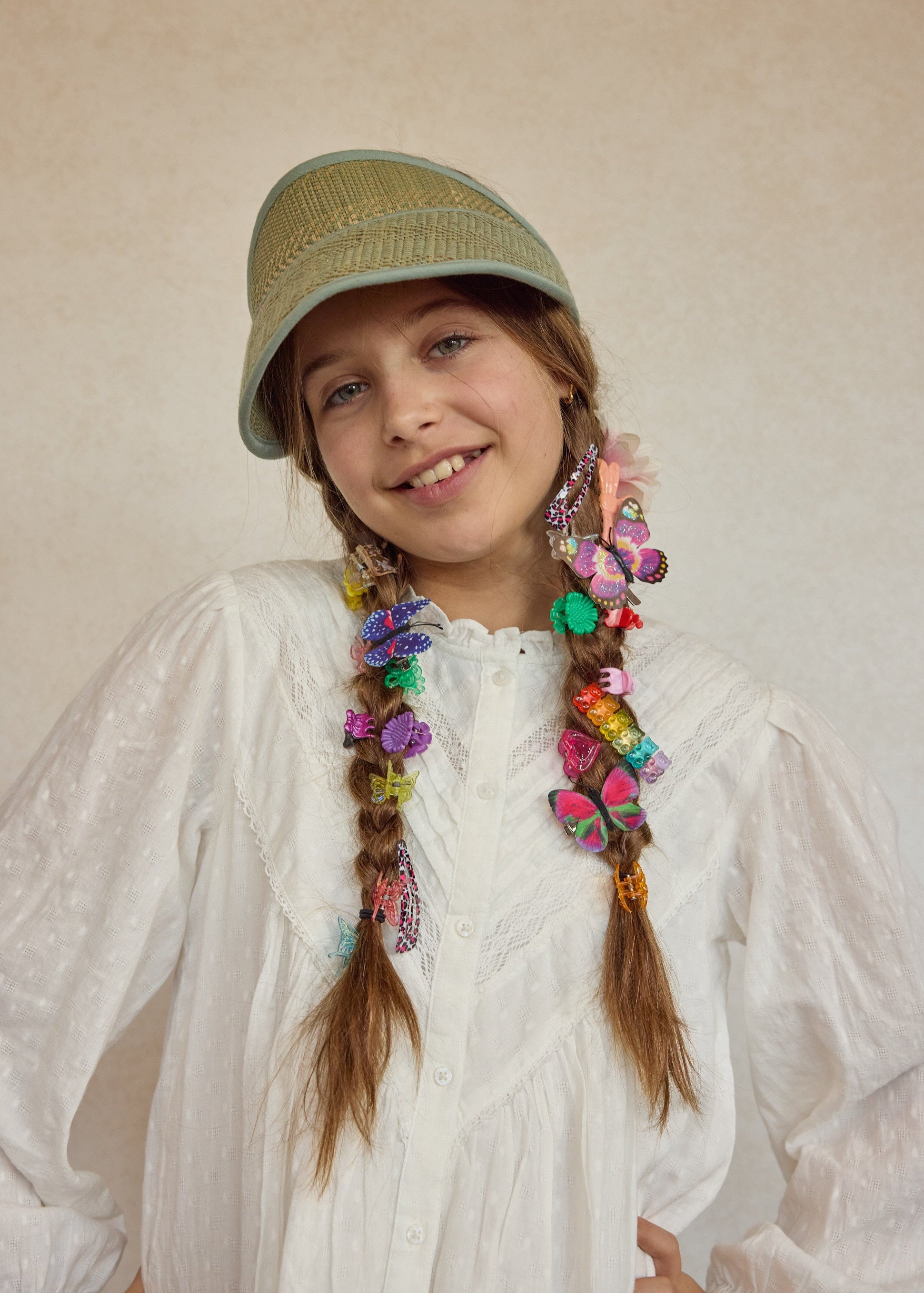 Sea Foam San Sebastian Sun Visor Child