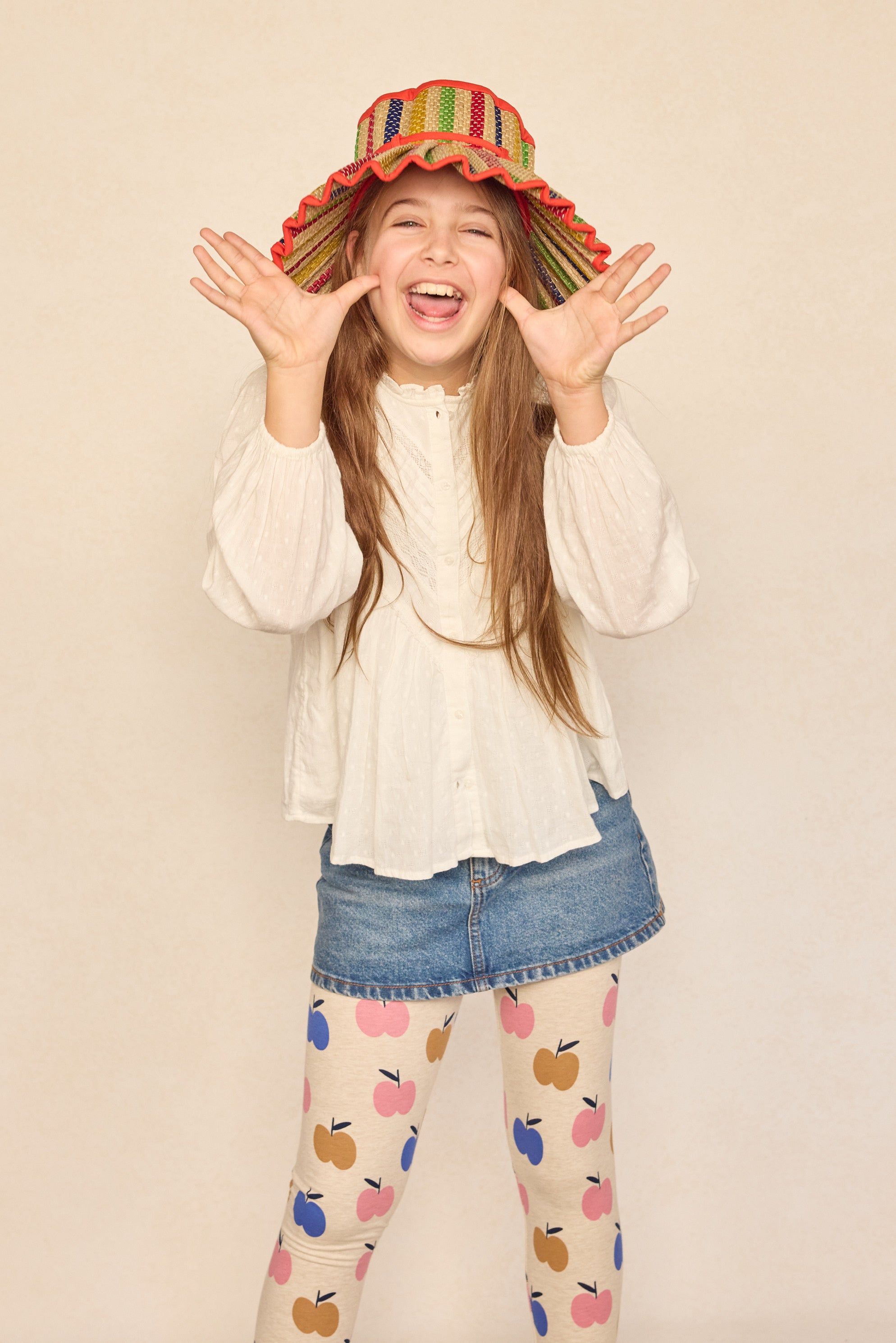 Crayons | Tangerine | Luxe Capri Child Hat