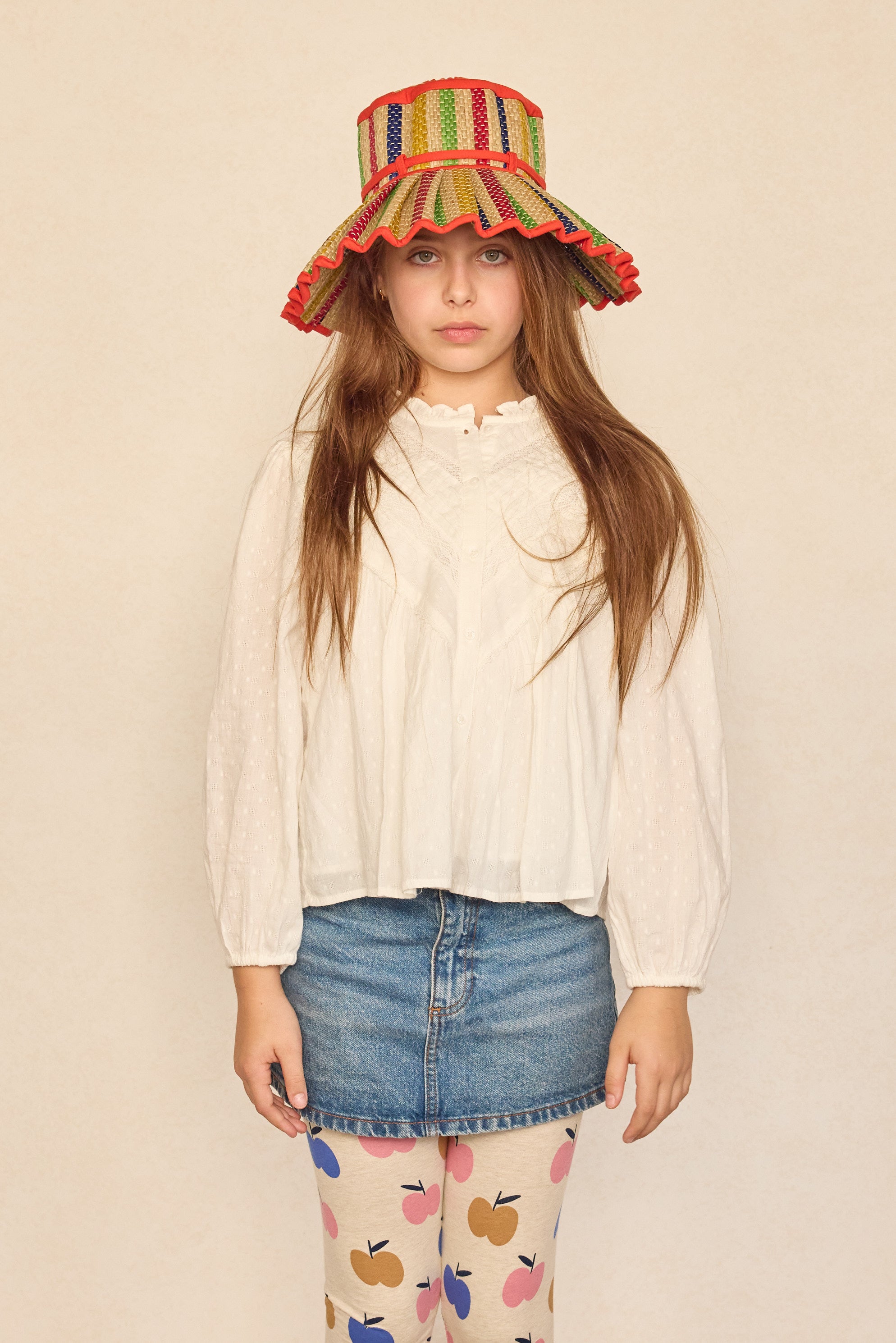 Crayons | Tangerine | Luxe Capri Child Hat