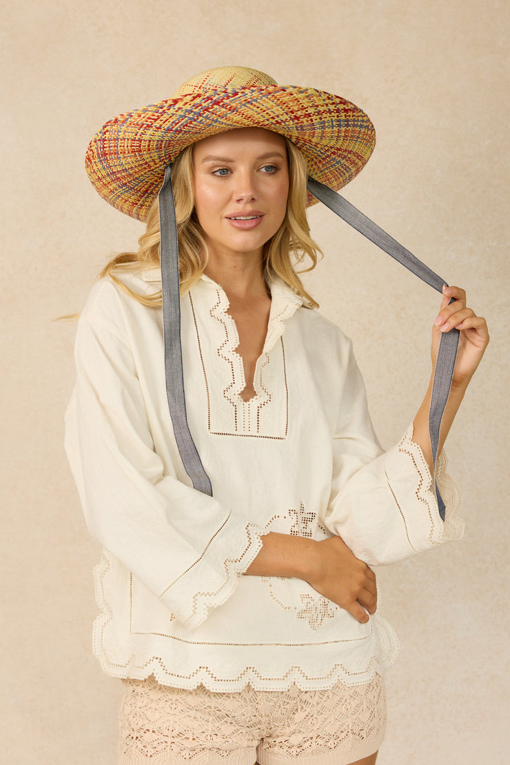 Unwind | Confetti Panama Hat