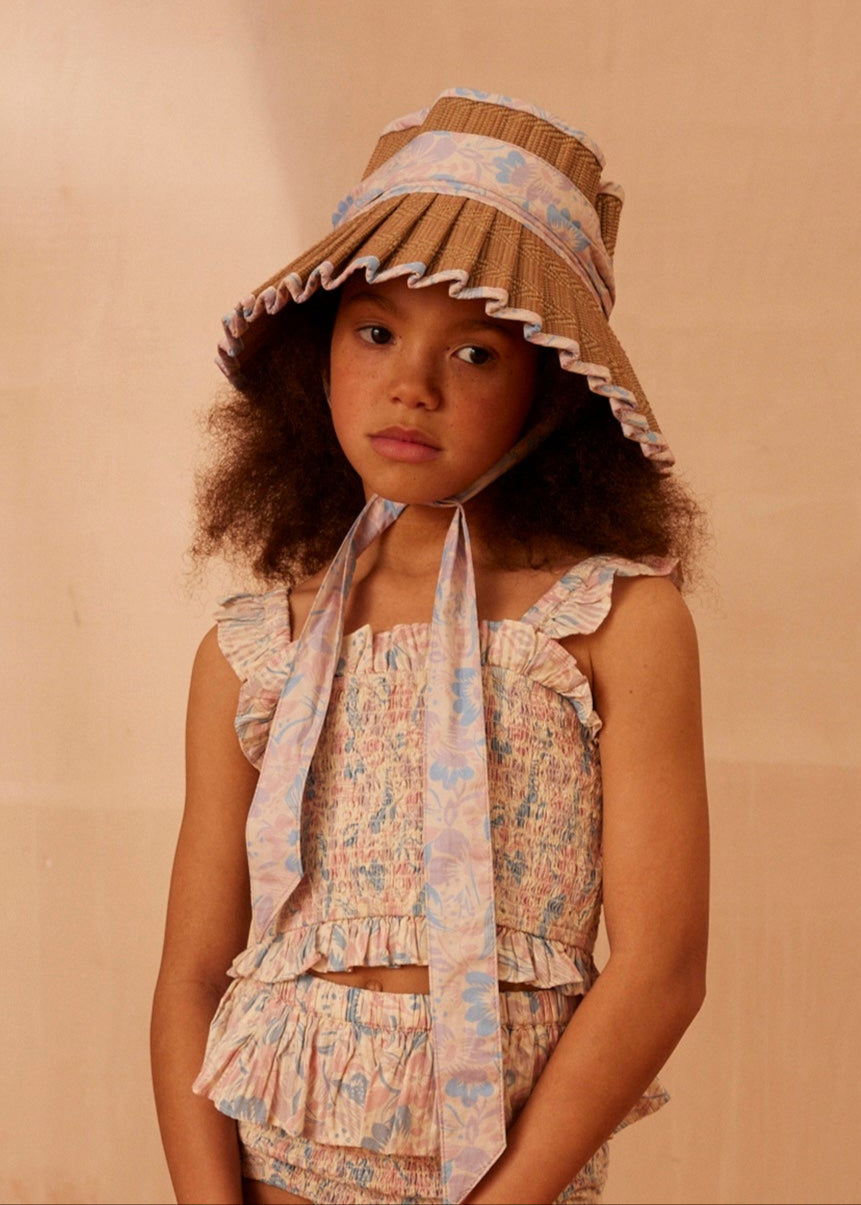 50s Floral | Island Nikki Beach Child Hat