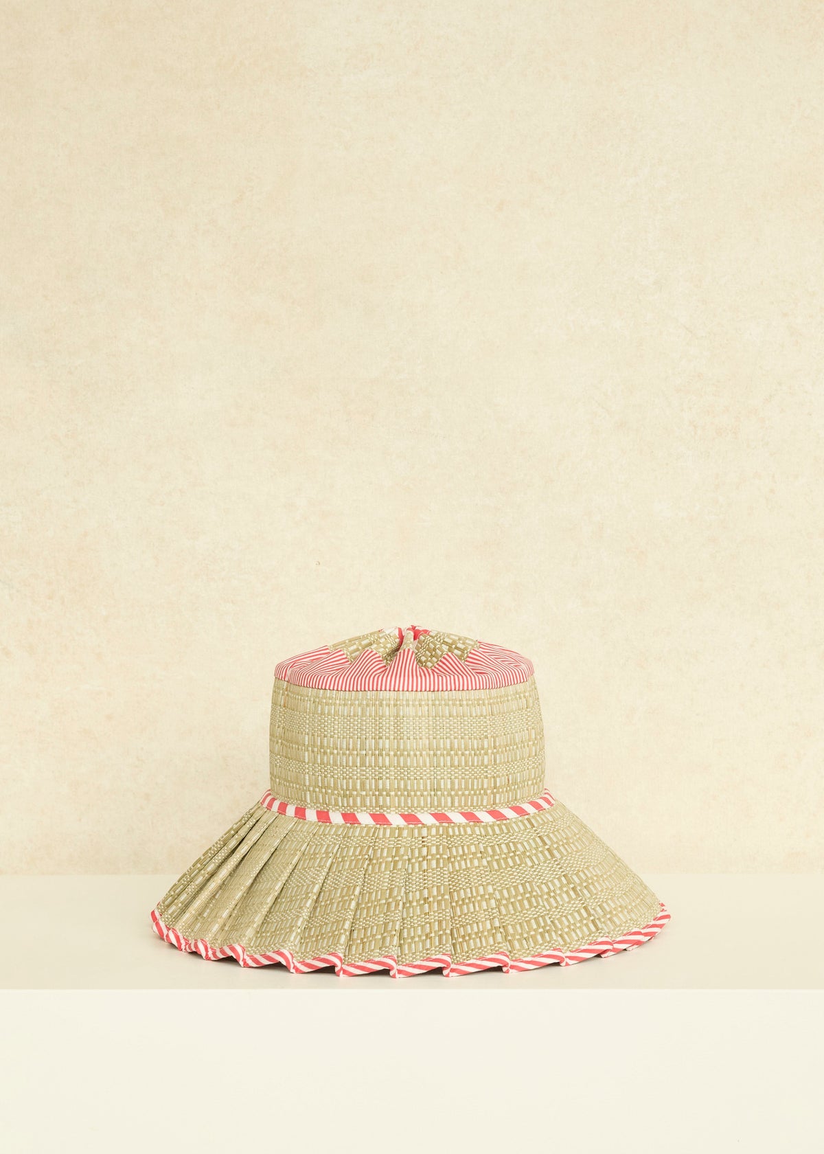 Cherry Stripe | Luxe Capri Hat