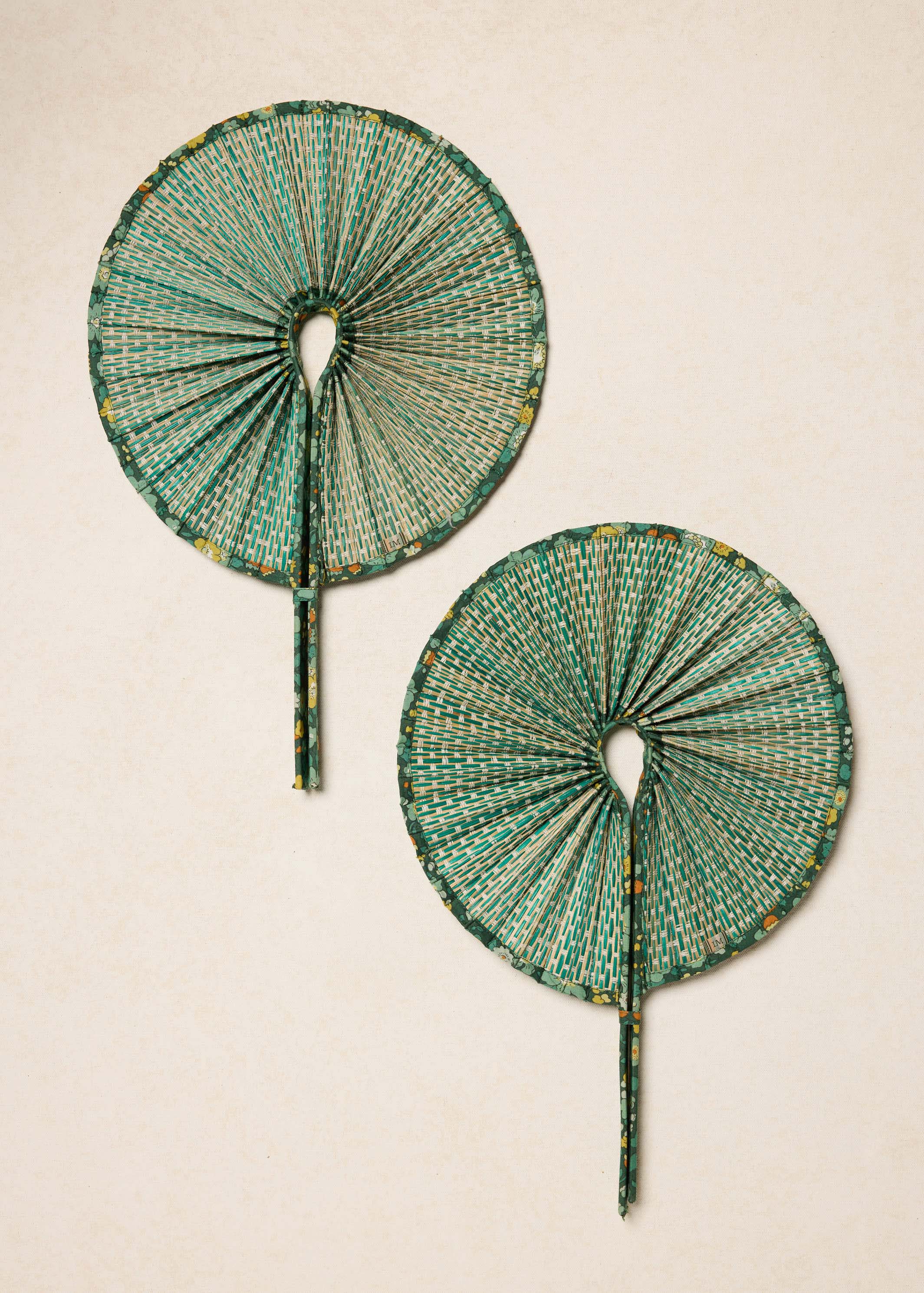 Swedish Summer Sunlit Palm Fan