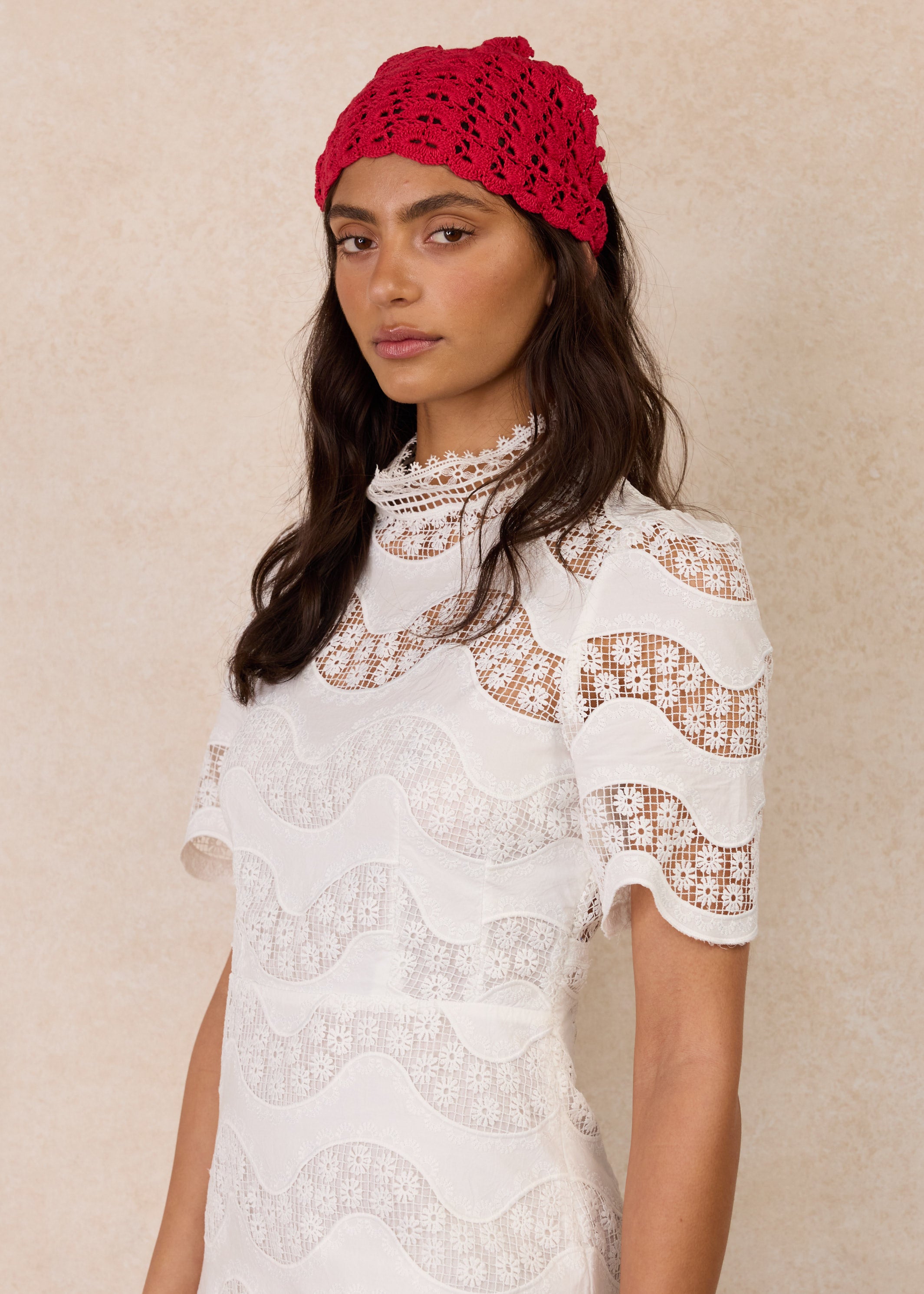 Cherry Red | Flower Market Kerchief