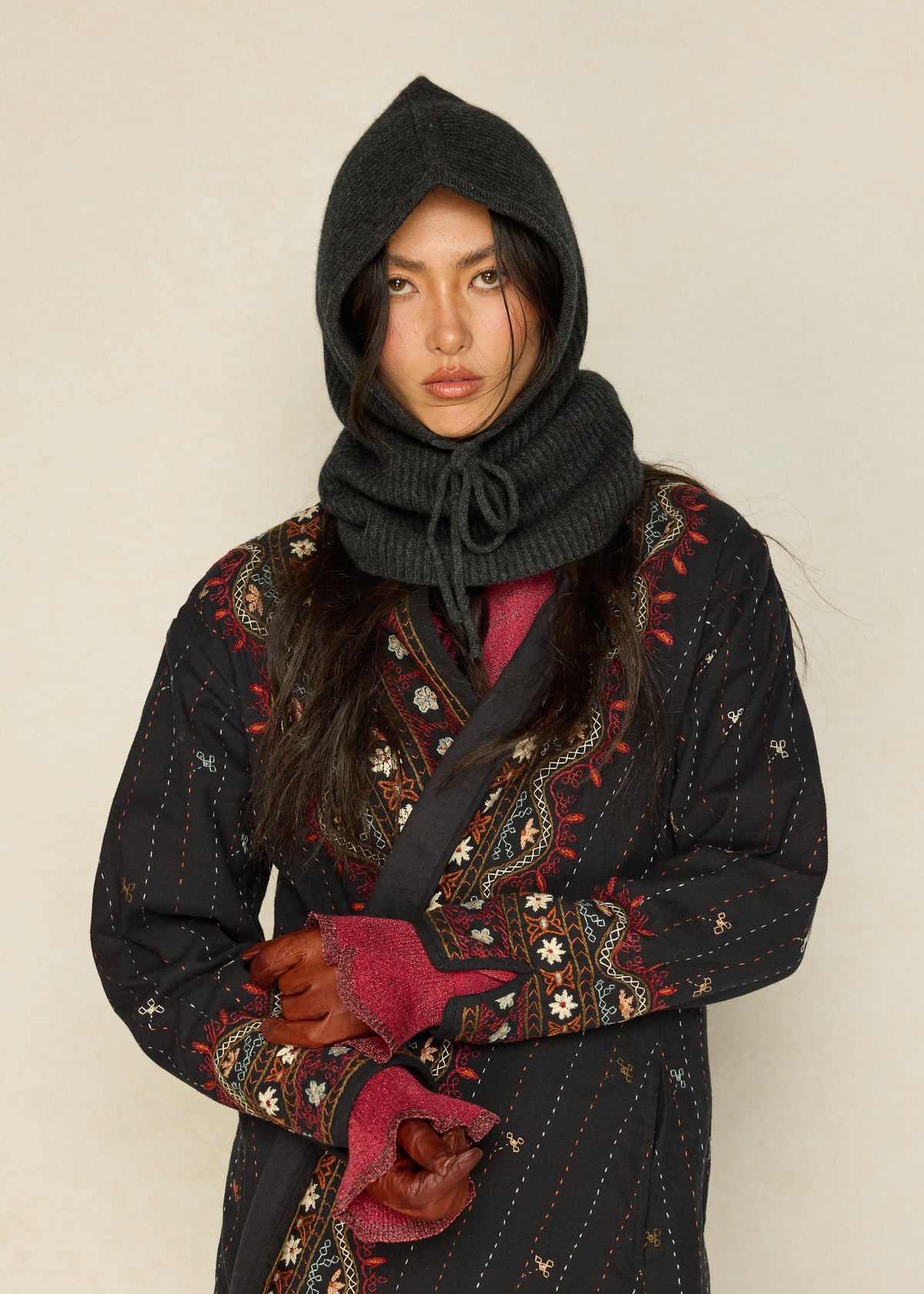 Charcoal | Ice Skate Hood