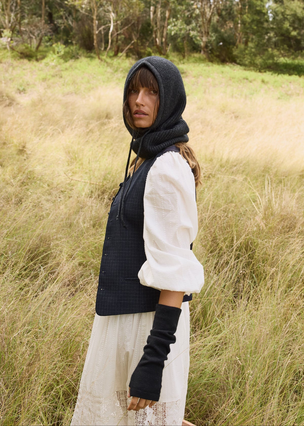 Charcoal | Ice Skate Hood
