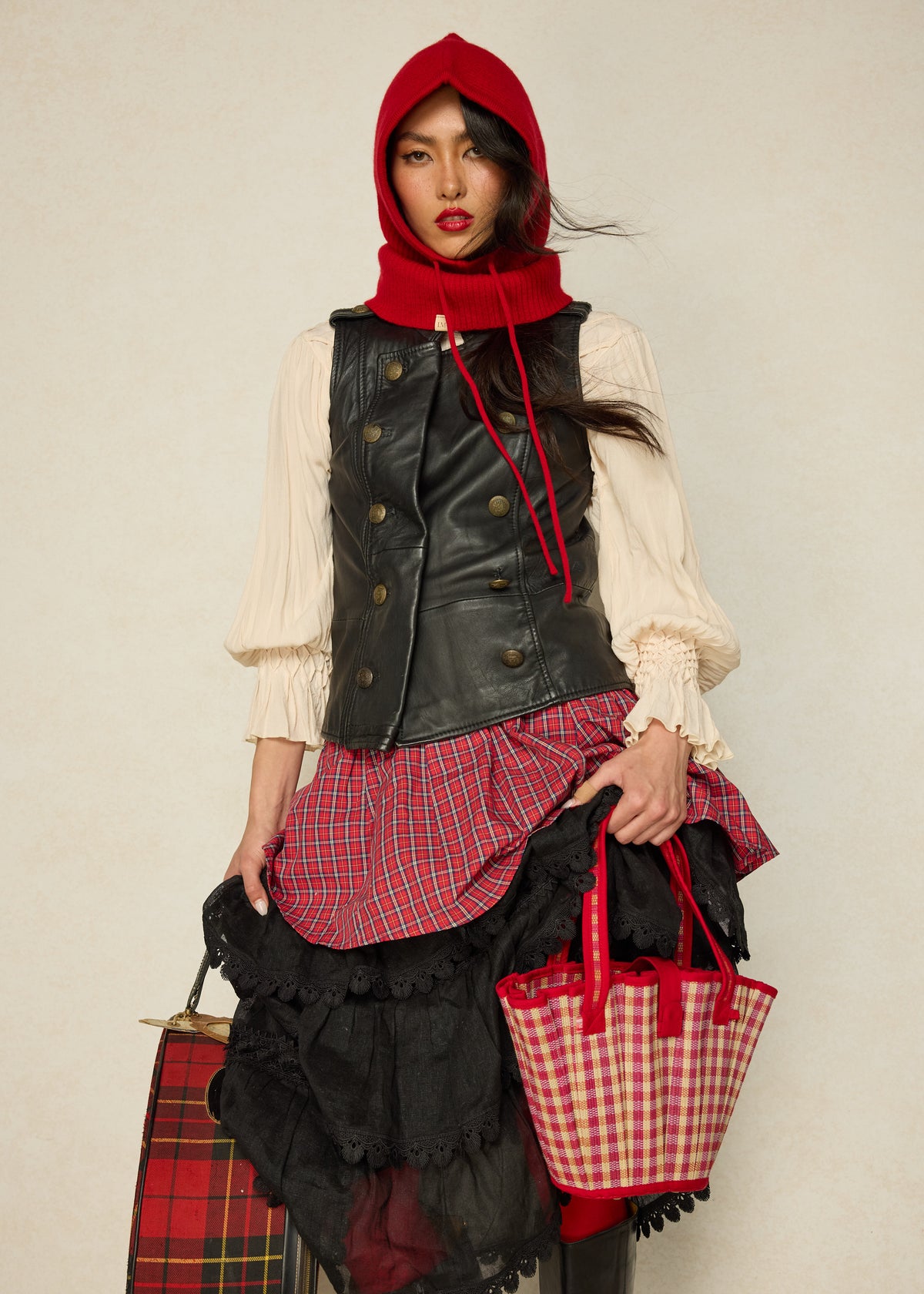 Chilli Red | Ice Skate Hood