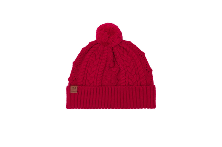 OUTLET | Chilli Red | Leura Beanie Child