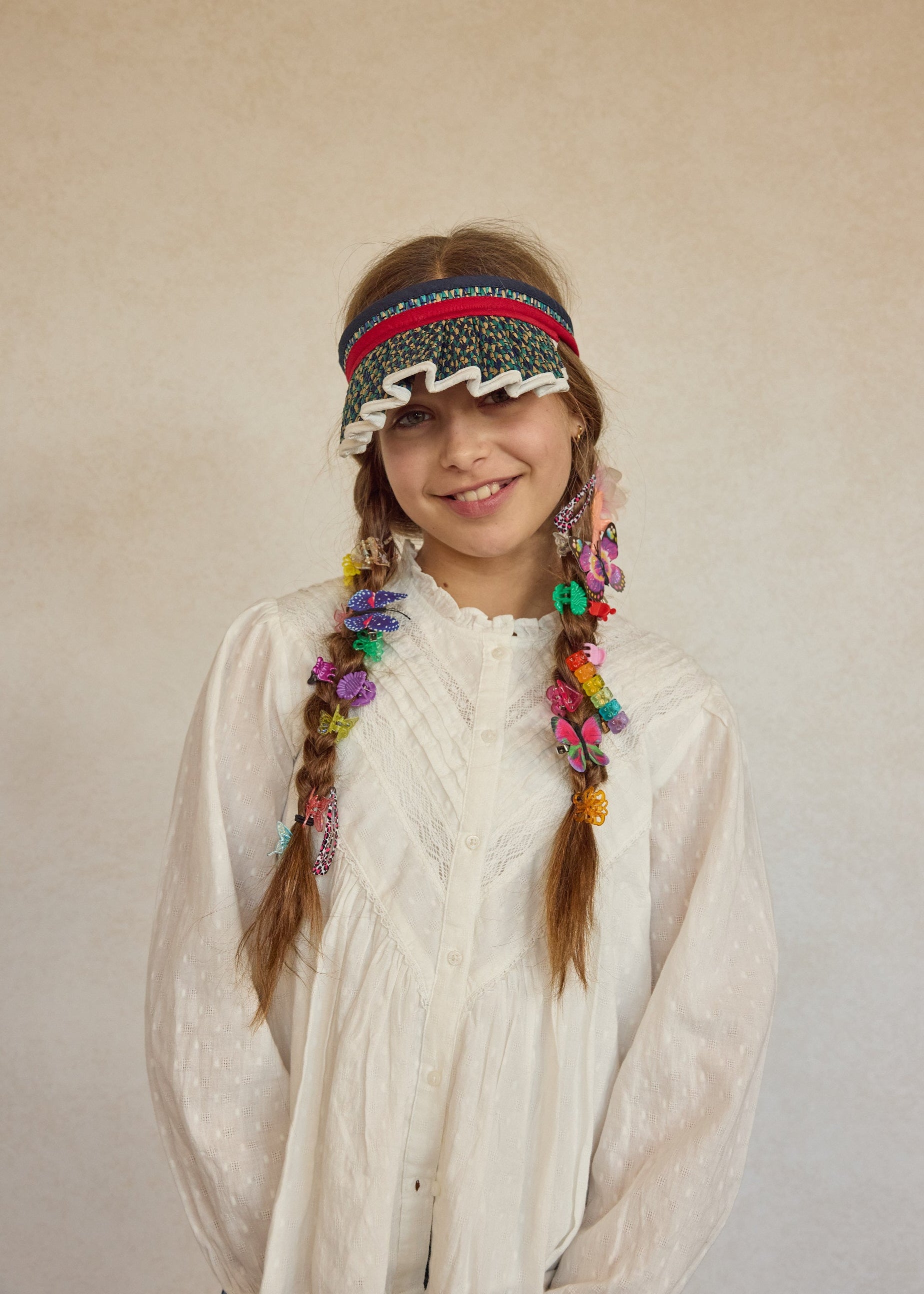 July | Braid | Island Little Bay Sun Visor Child