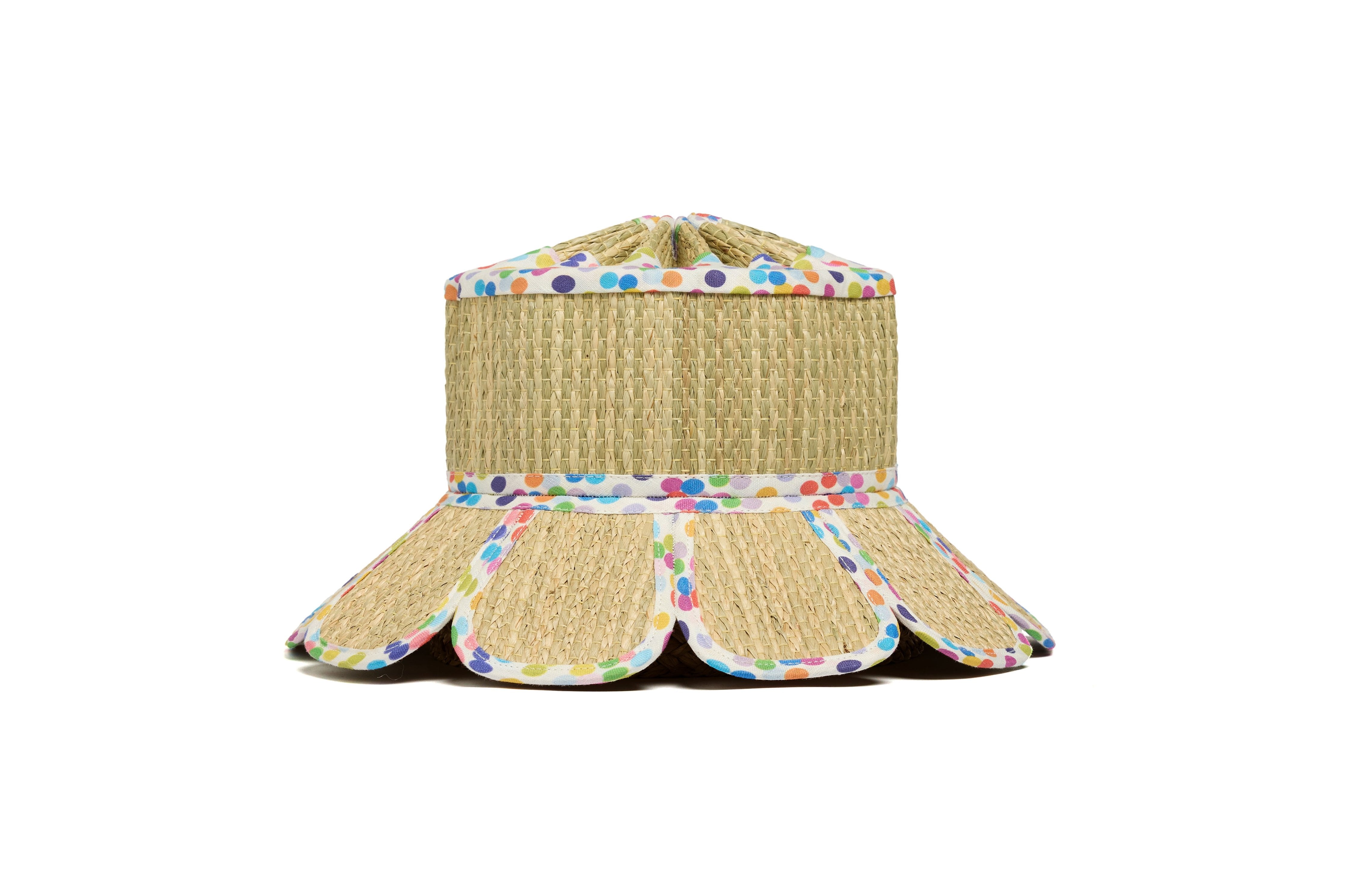 Polka | Rainbow | Luxe Manhattan Hat