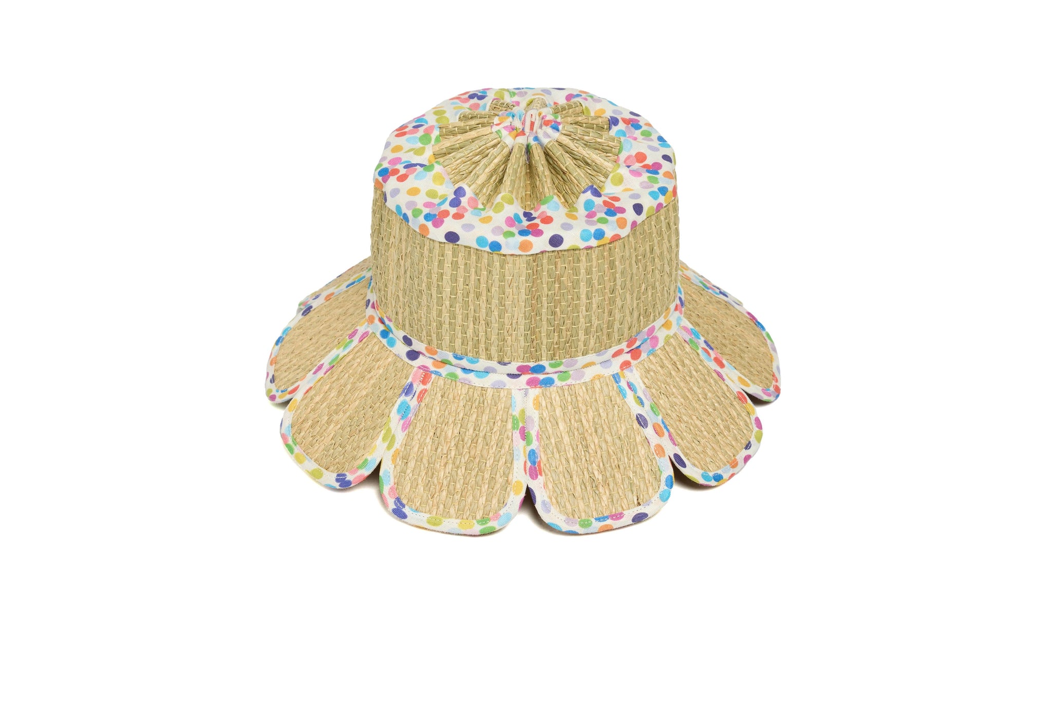 Polka | Rainbow | Luxe Manhattan Hat