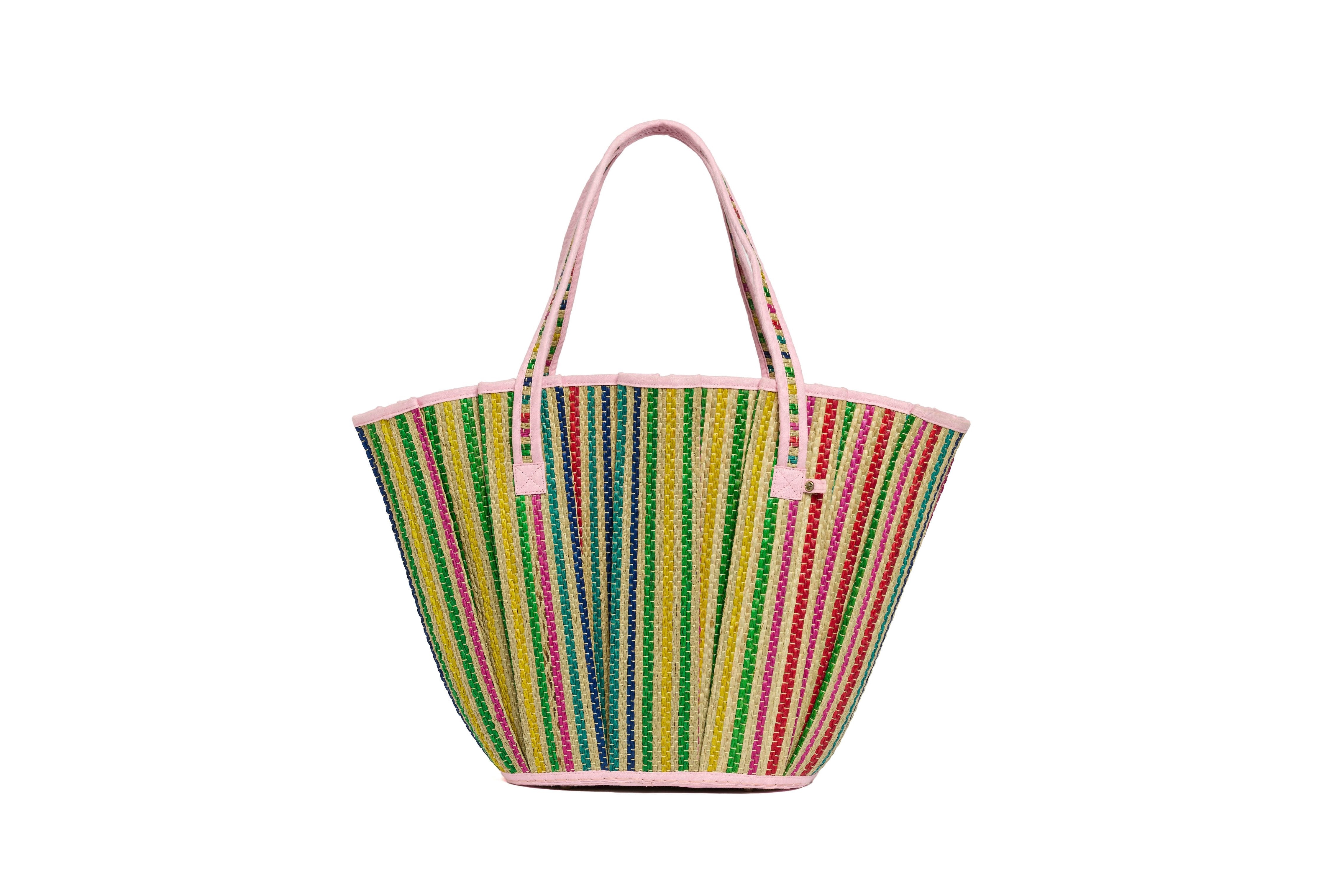 Tropical | Candy Pink Midi Tropez Tote