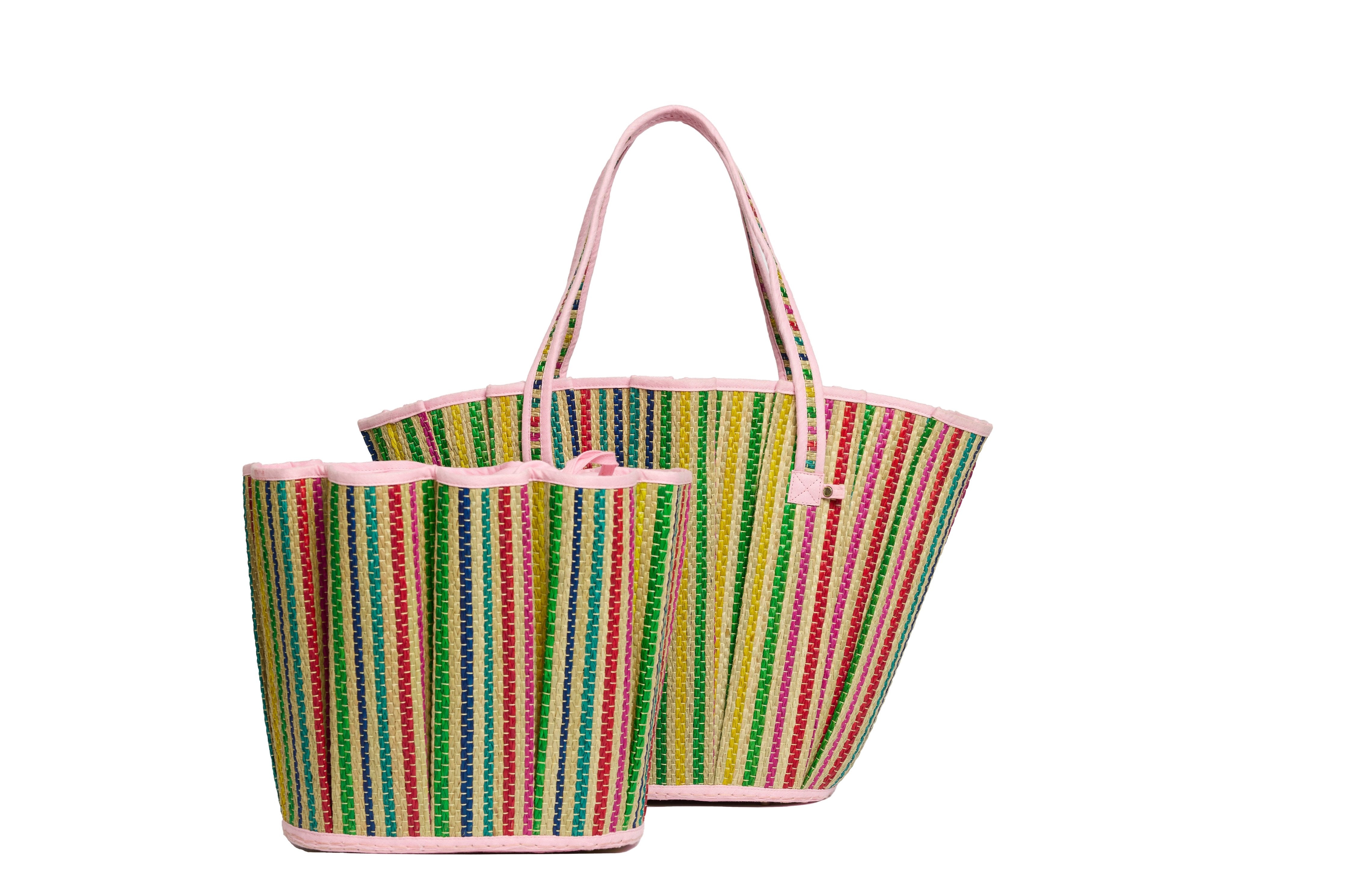 Tropical | Candy Pink Midi Tropez Tote