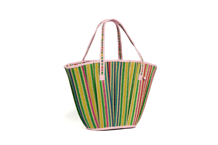 Tropical | Candy Pink Midi Tropez Tote