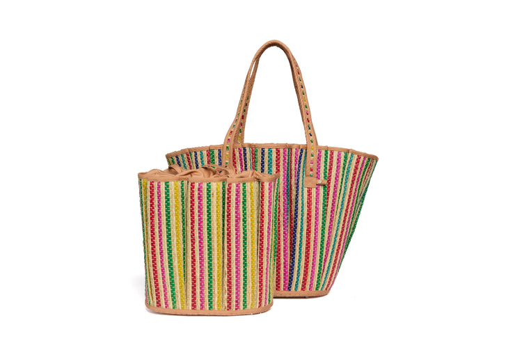 Tropical | Tan Midi Tropez Tote