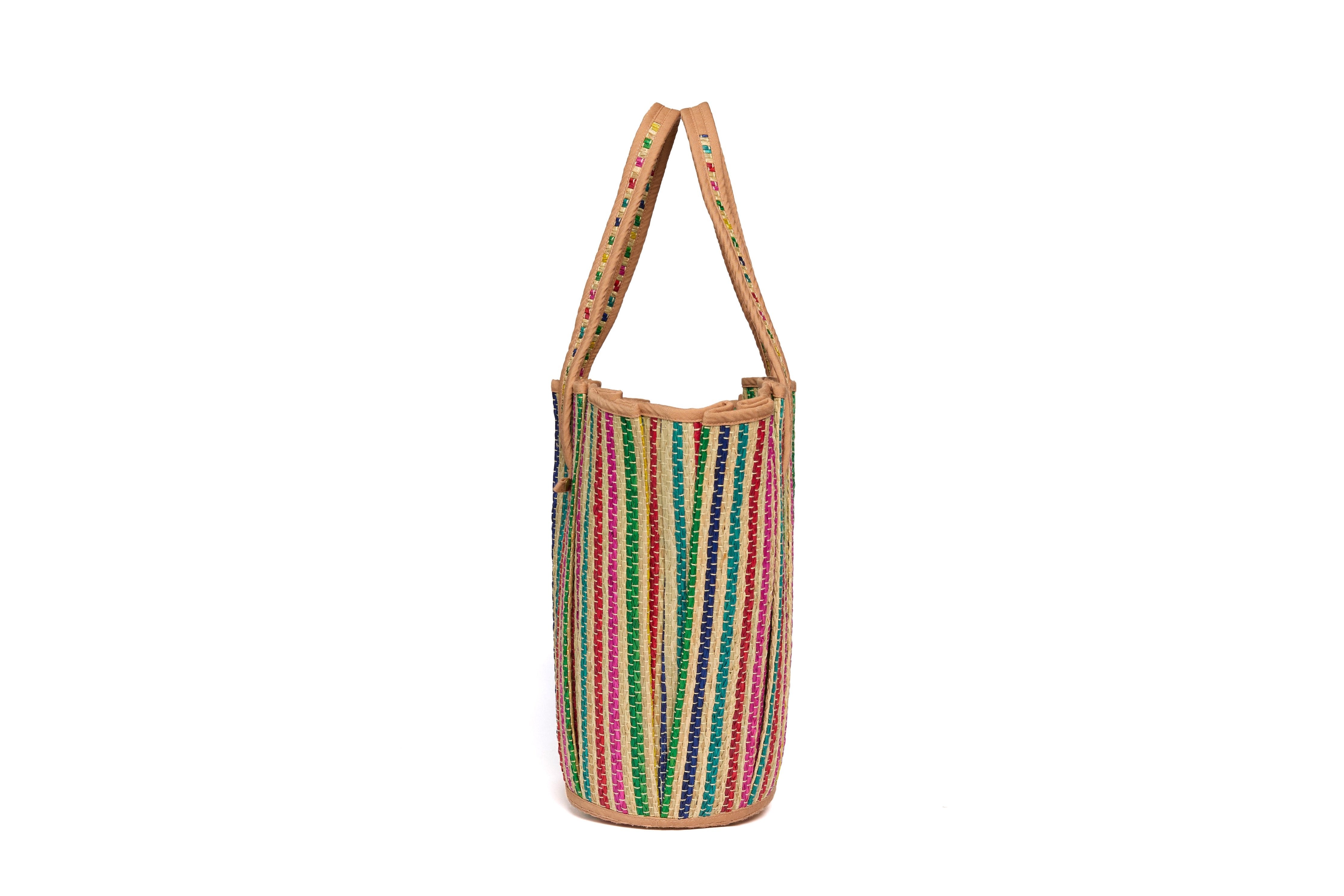 Tropical | Tan Midi Tropez Tote