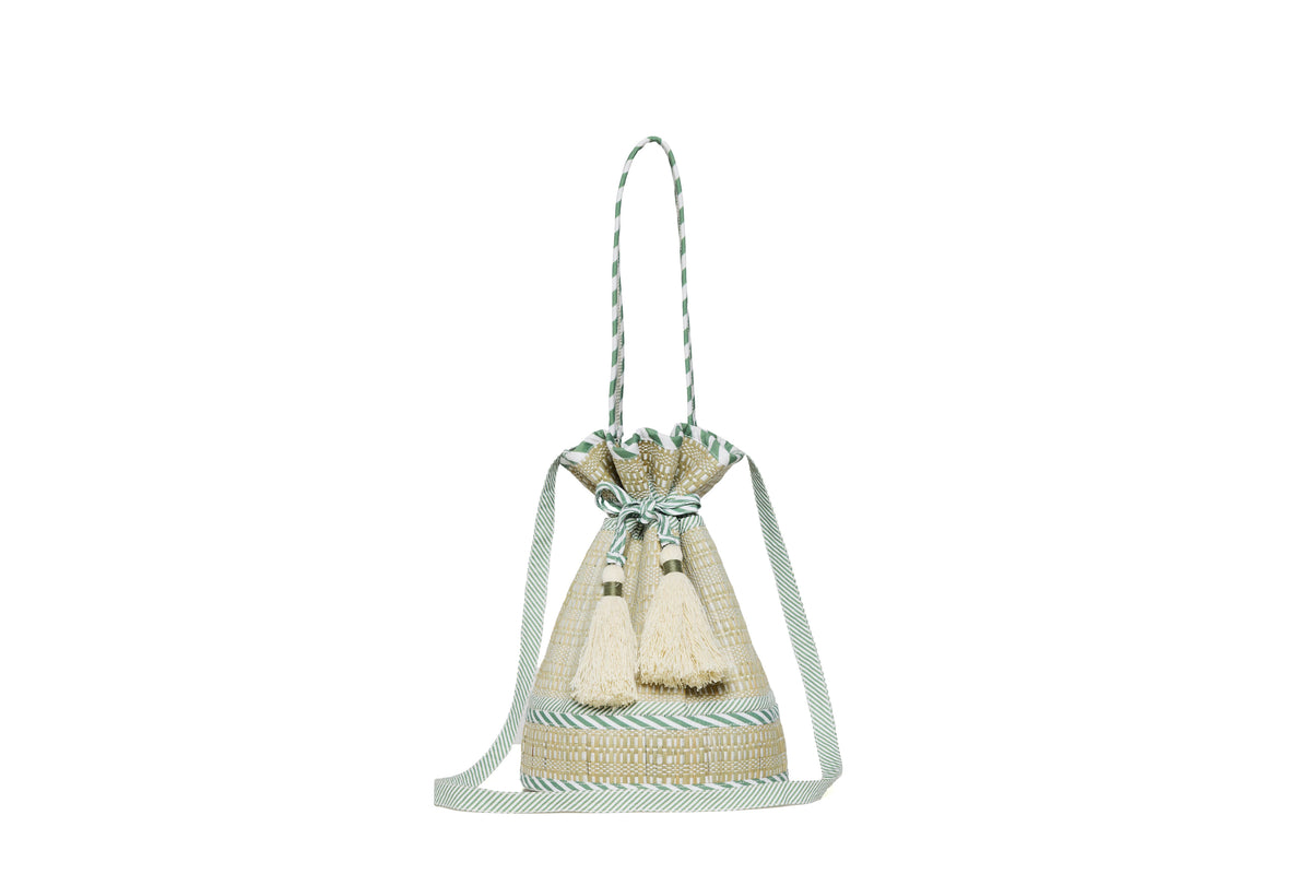 Kiwi Stripe | Garden Mini Leisure Tote