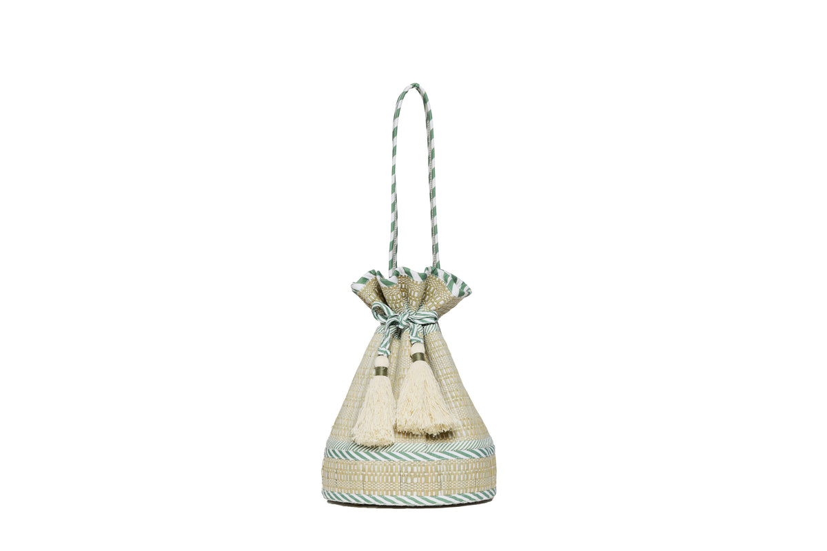 Kiwi Stripe | Garden Mini Leisure Tote