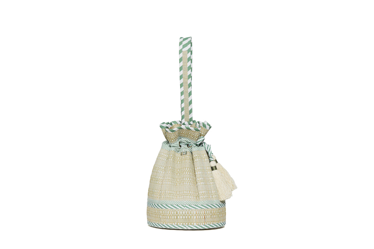 Kiwi Stripe | Garden Mini Leisure Tote