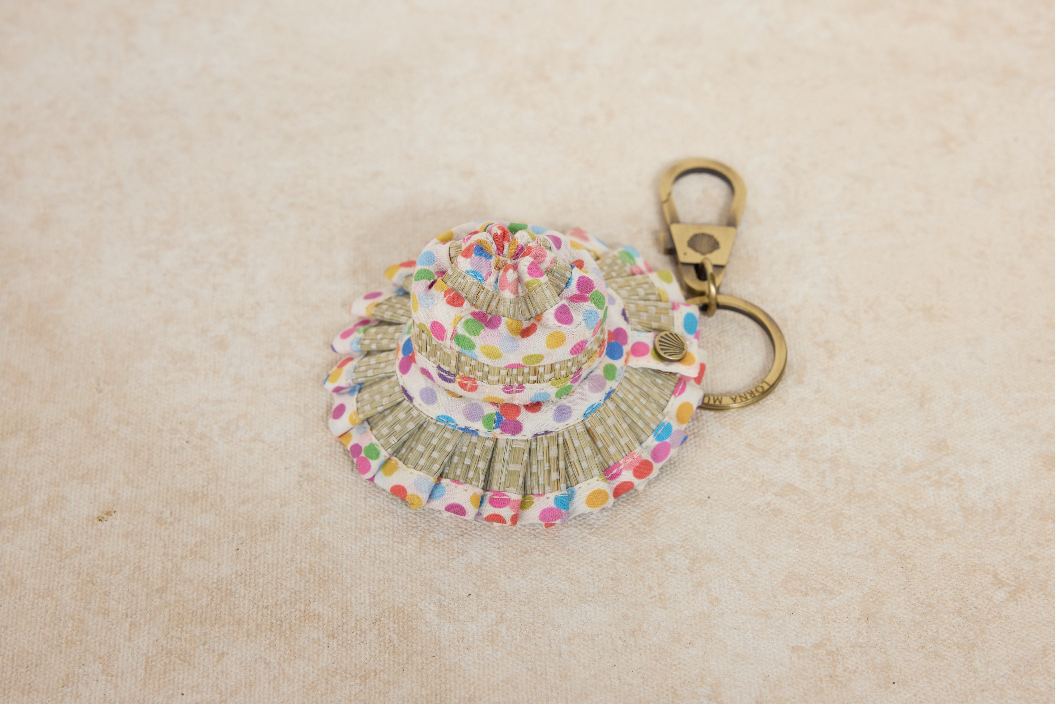 Polka | Rainbow | Le Petite Capri Hat Keyring