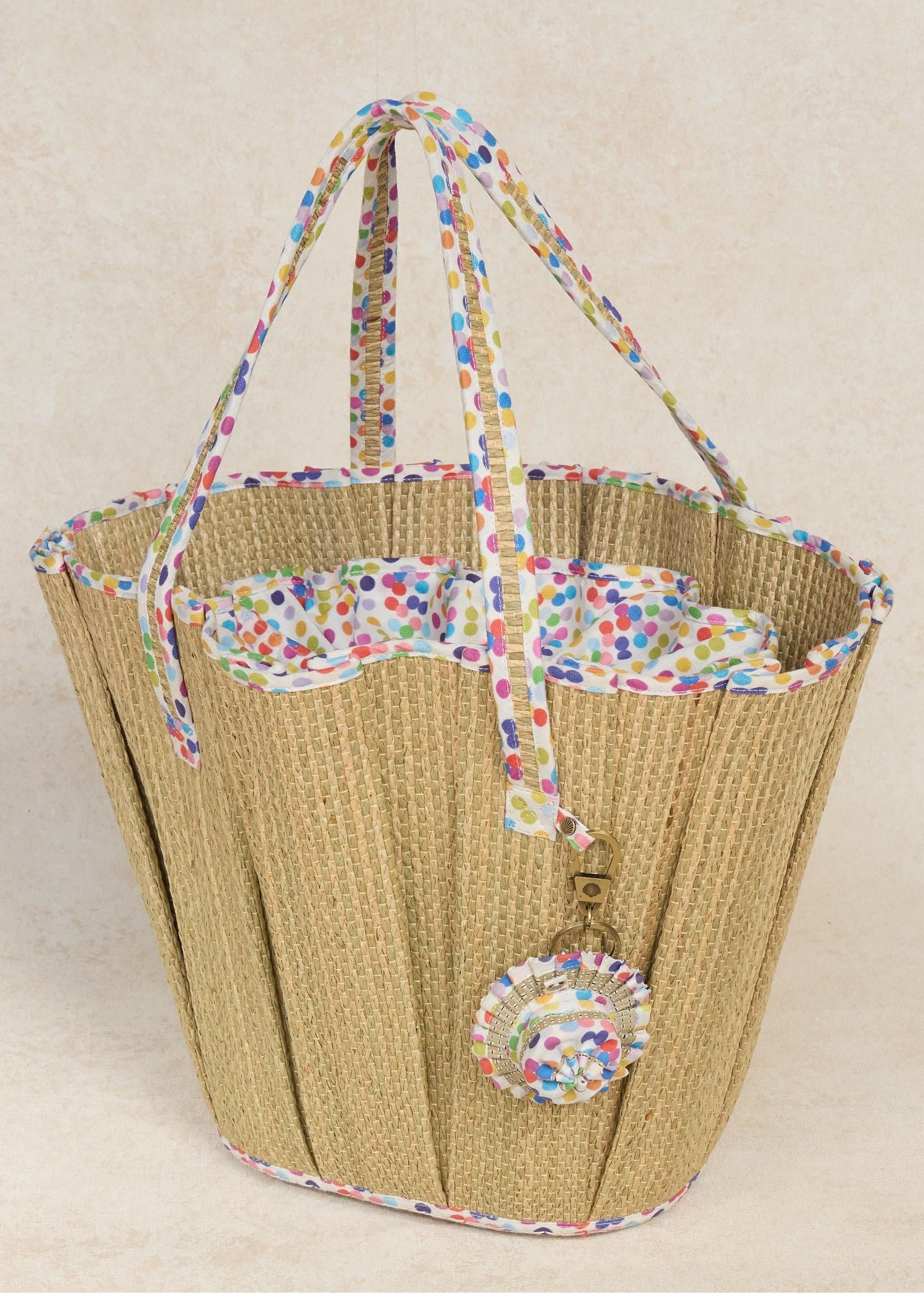 Polka | Rainbow | Le Petite Capri Hat Keyring
