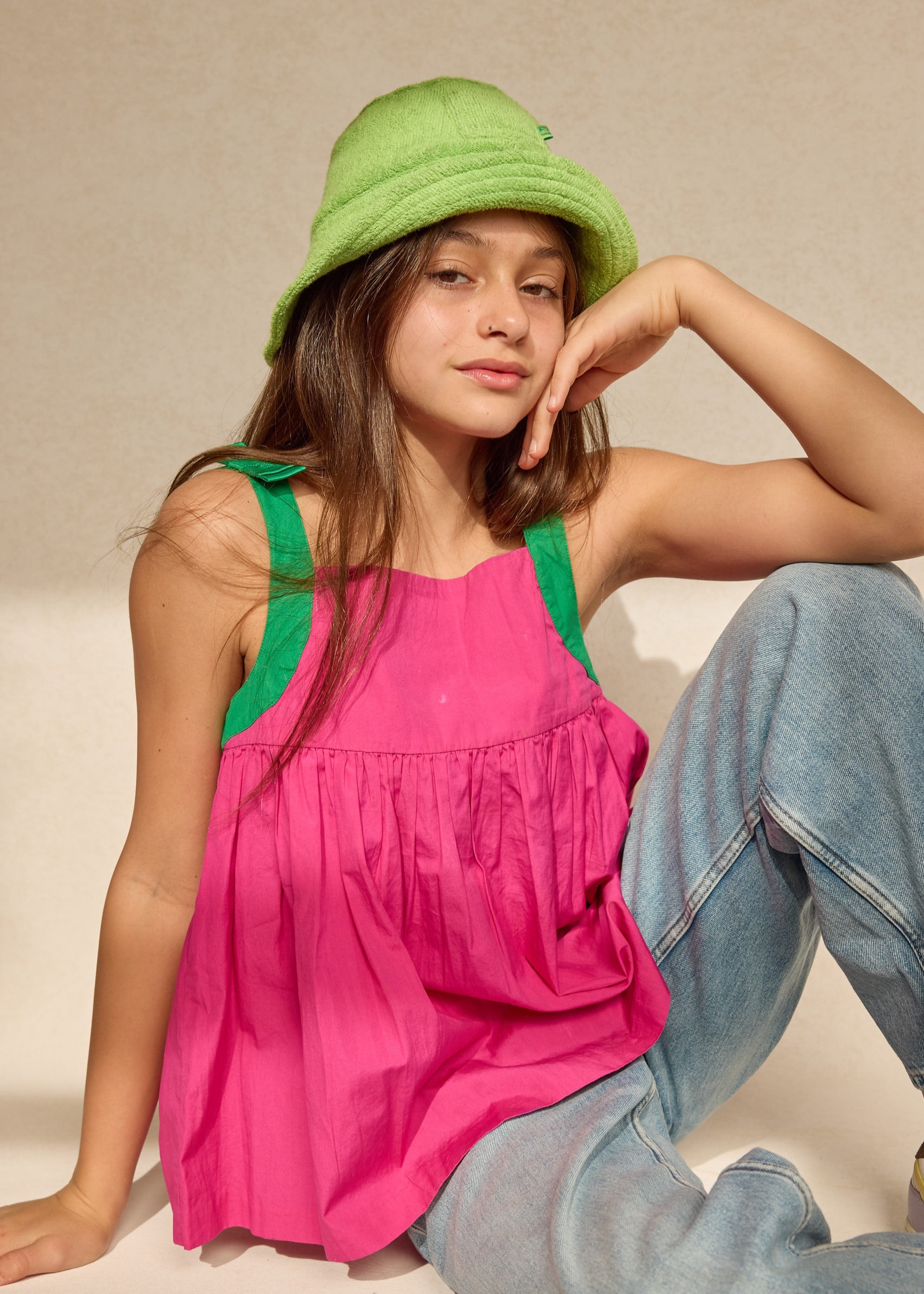 Palm Tree Morning Bay Child Bucket Hat
