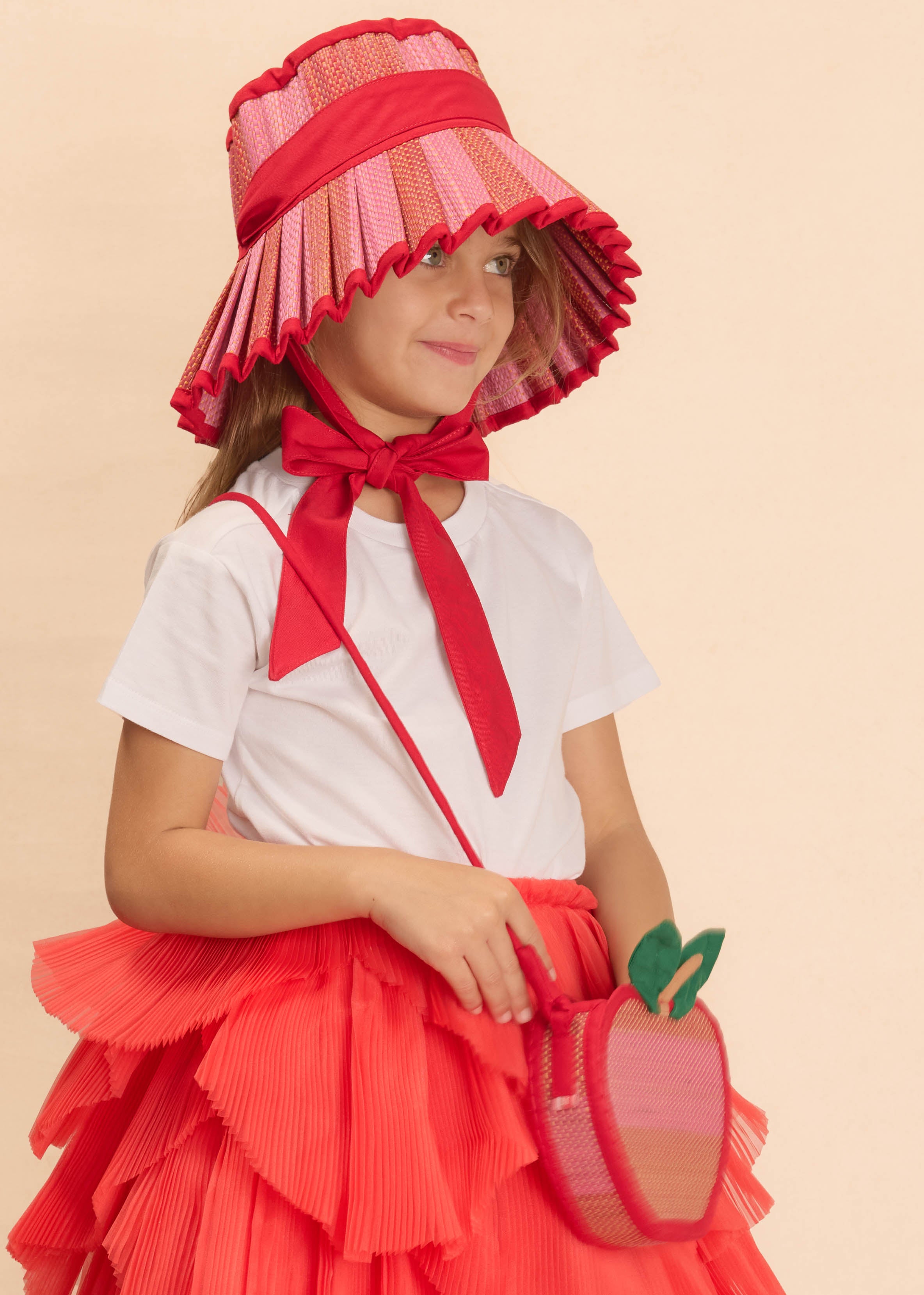 Love Heart | Berry | Island Nikki Beach Child Hat