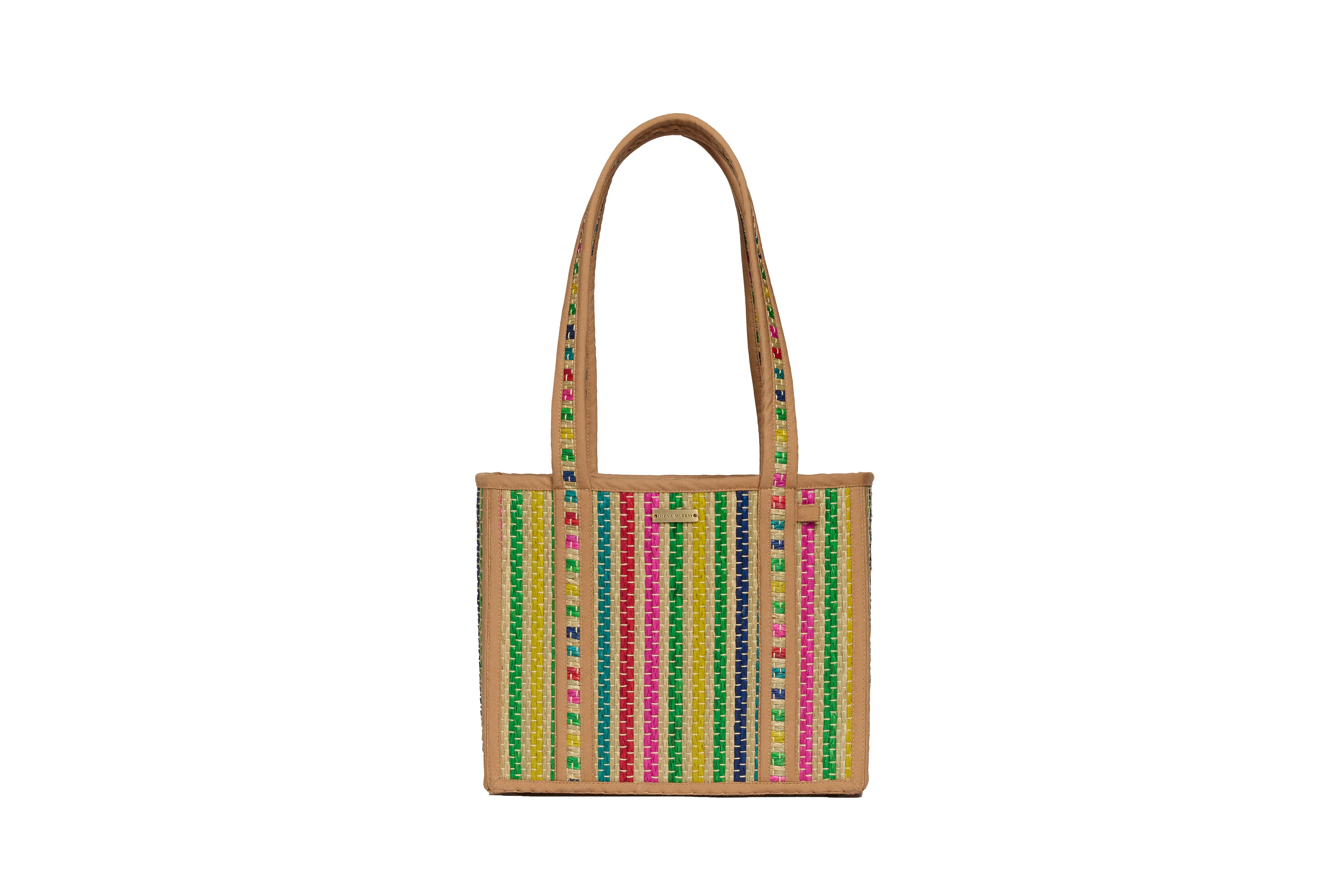OUTLET | Tropical | Tan Mini Occasion Tote