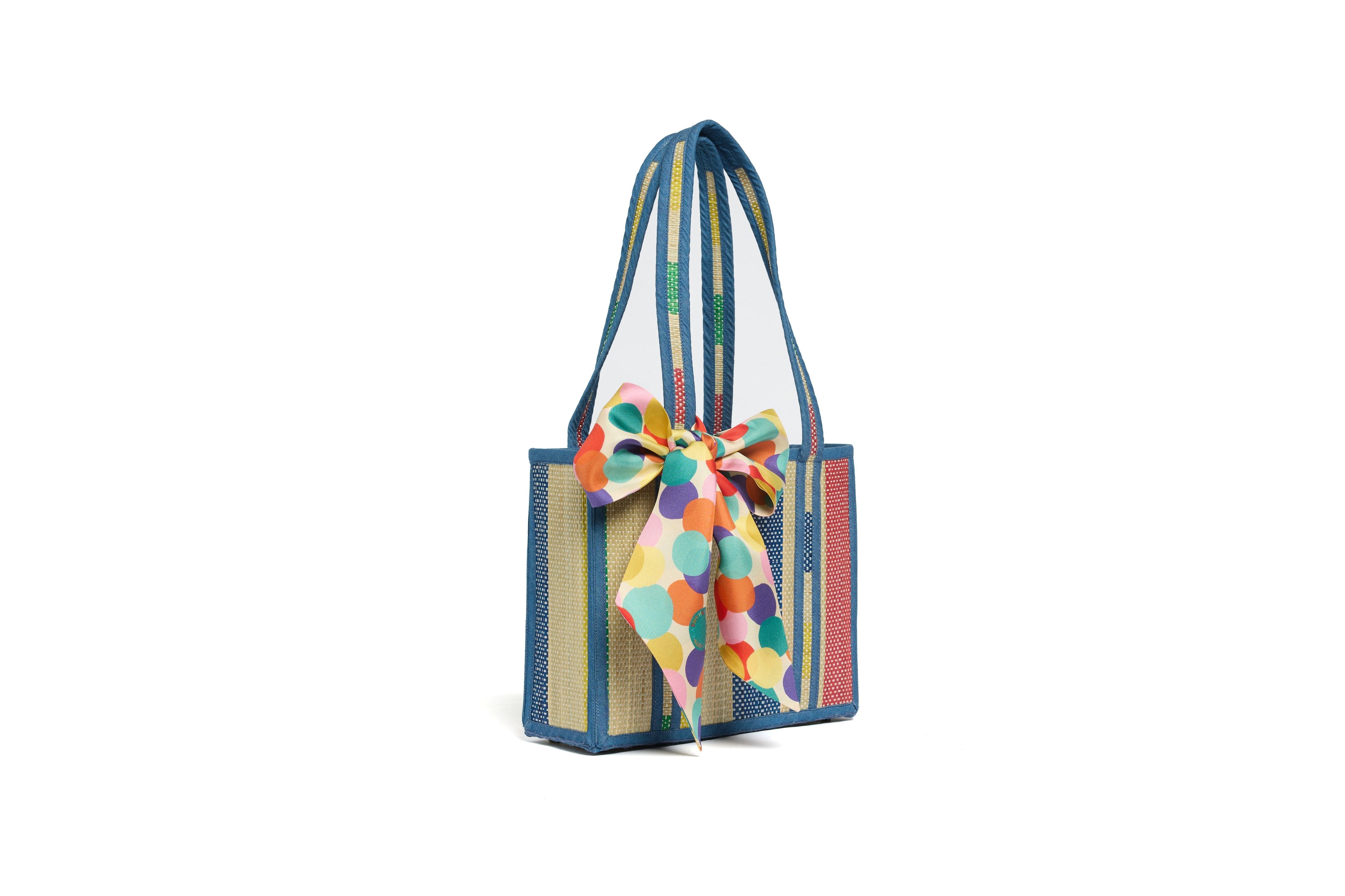 Sun Bathe | Denim Mini Occasion Tote