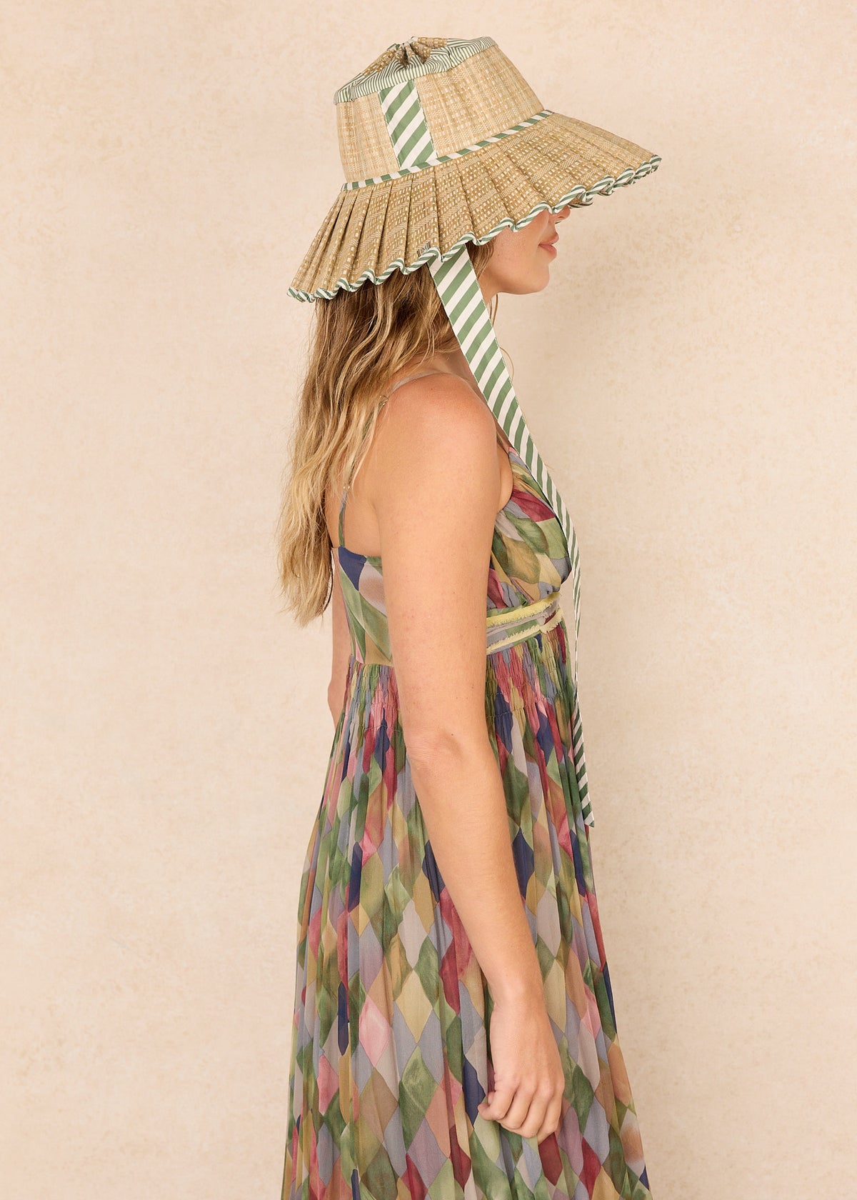 Kiwi Stripe | Sombrero Ravello de Lujo