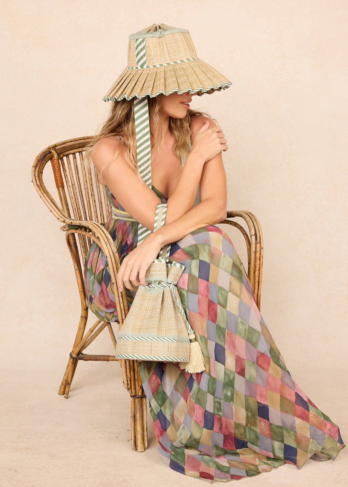 Kiwi Stripe | Garden Mini Leisure Tote