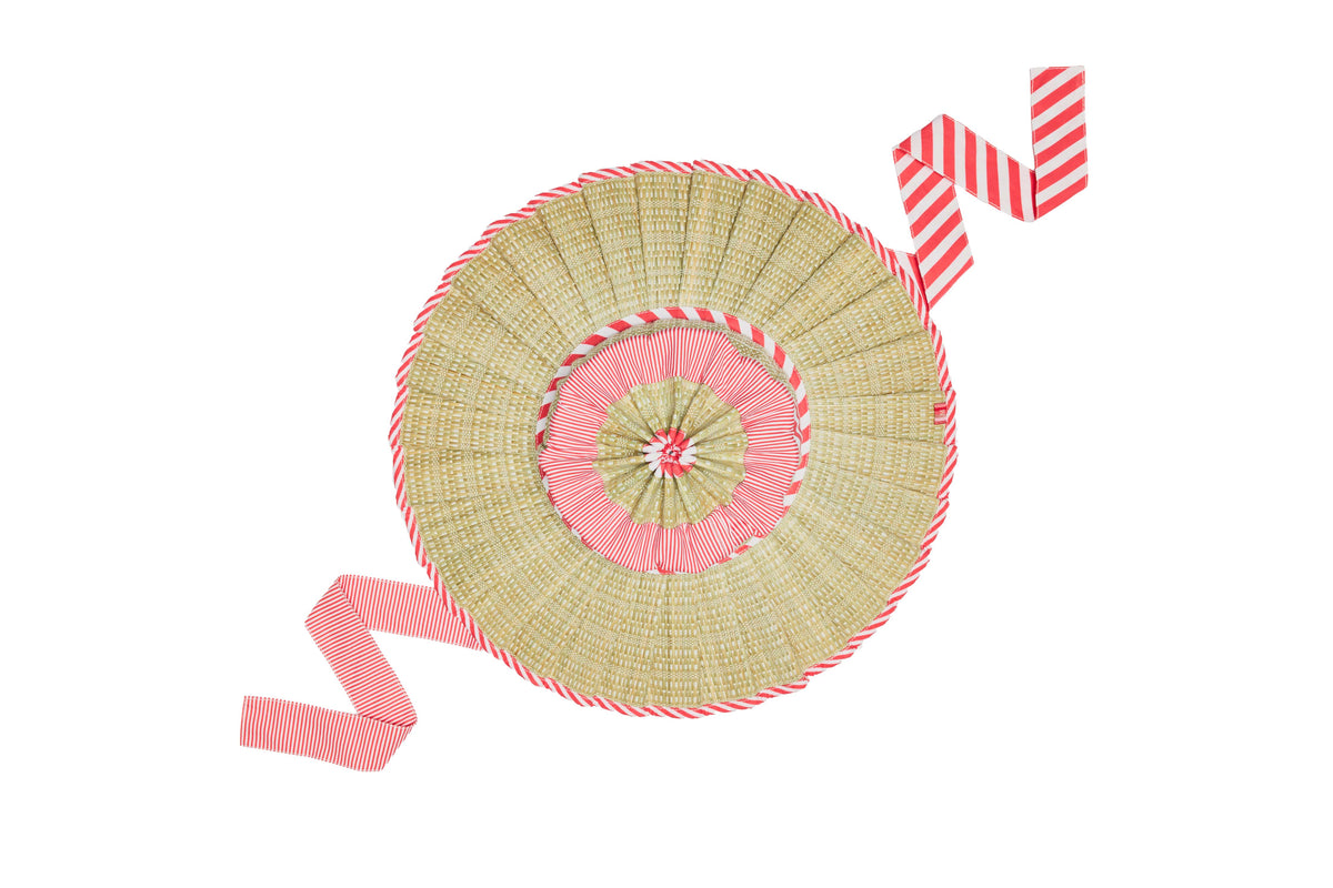 Cherry Stripe | Luxe Ravello Hat