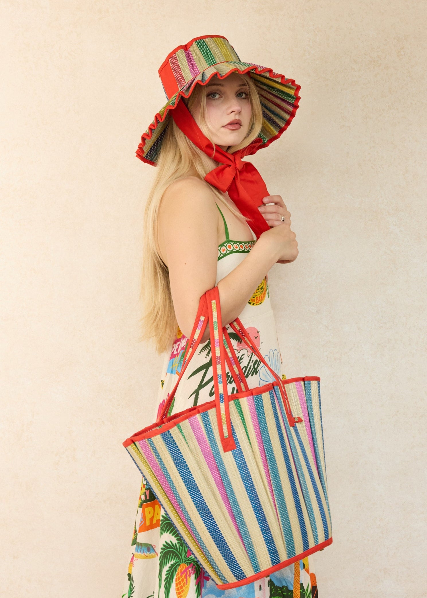 Días de resort | Mandarina | Sombrero Luxe Ravello