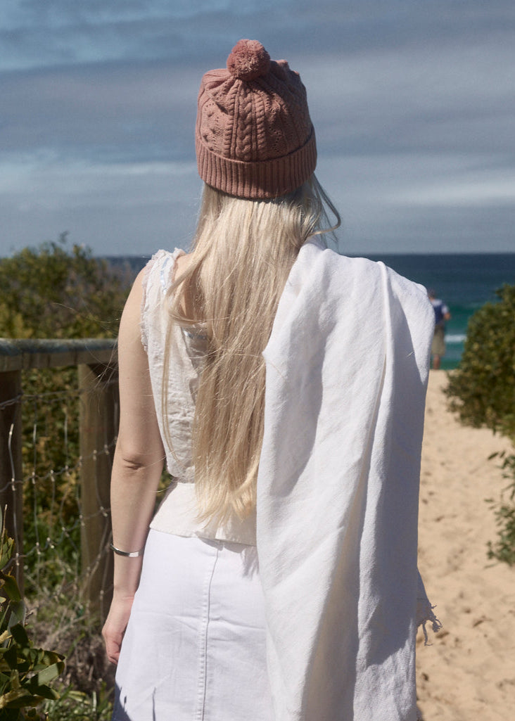 Blush Pink | Ski Chalet Beanie