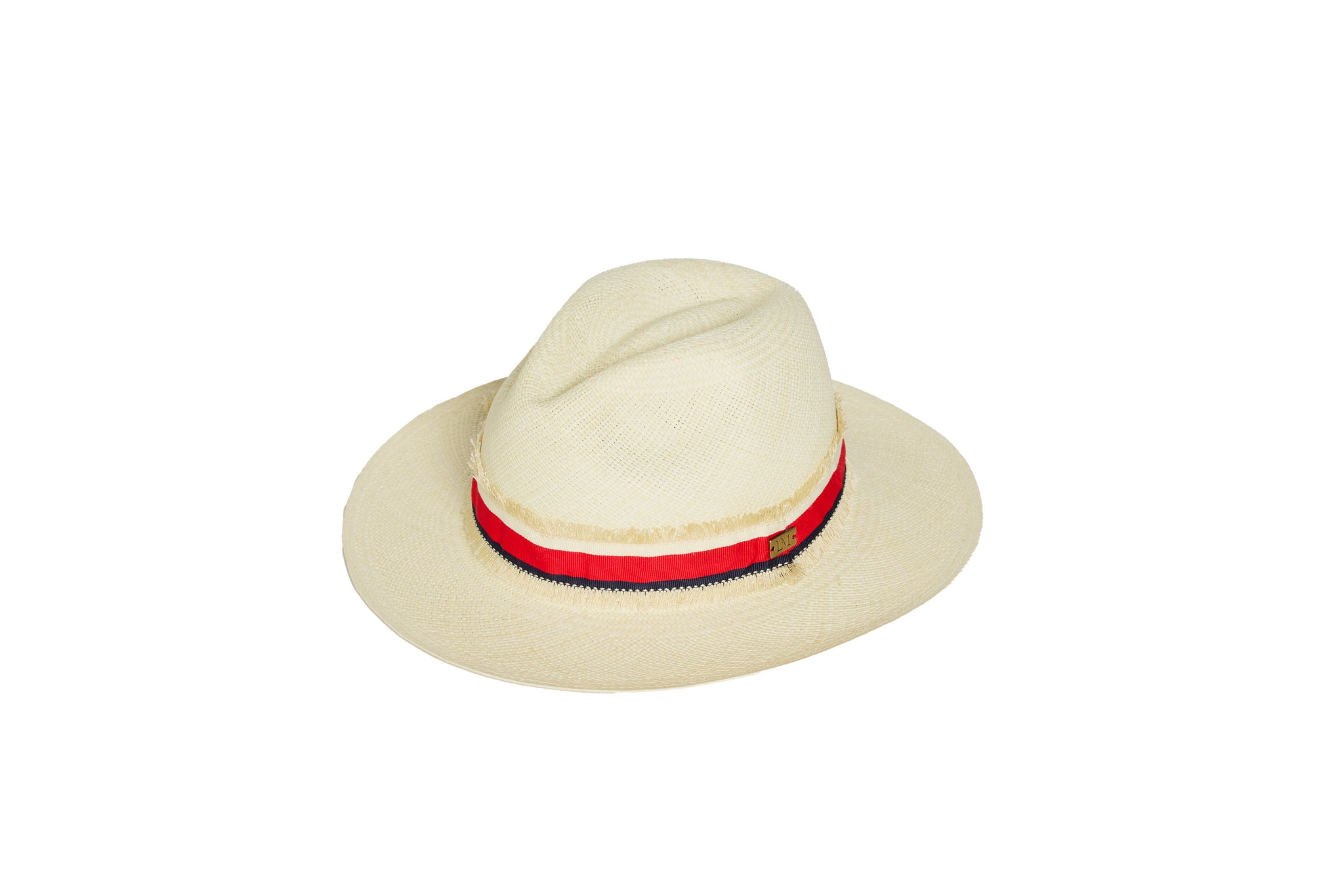 French Stripe | Sun Club Panama Hat