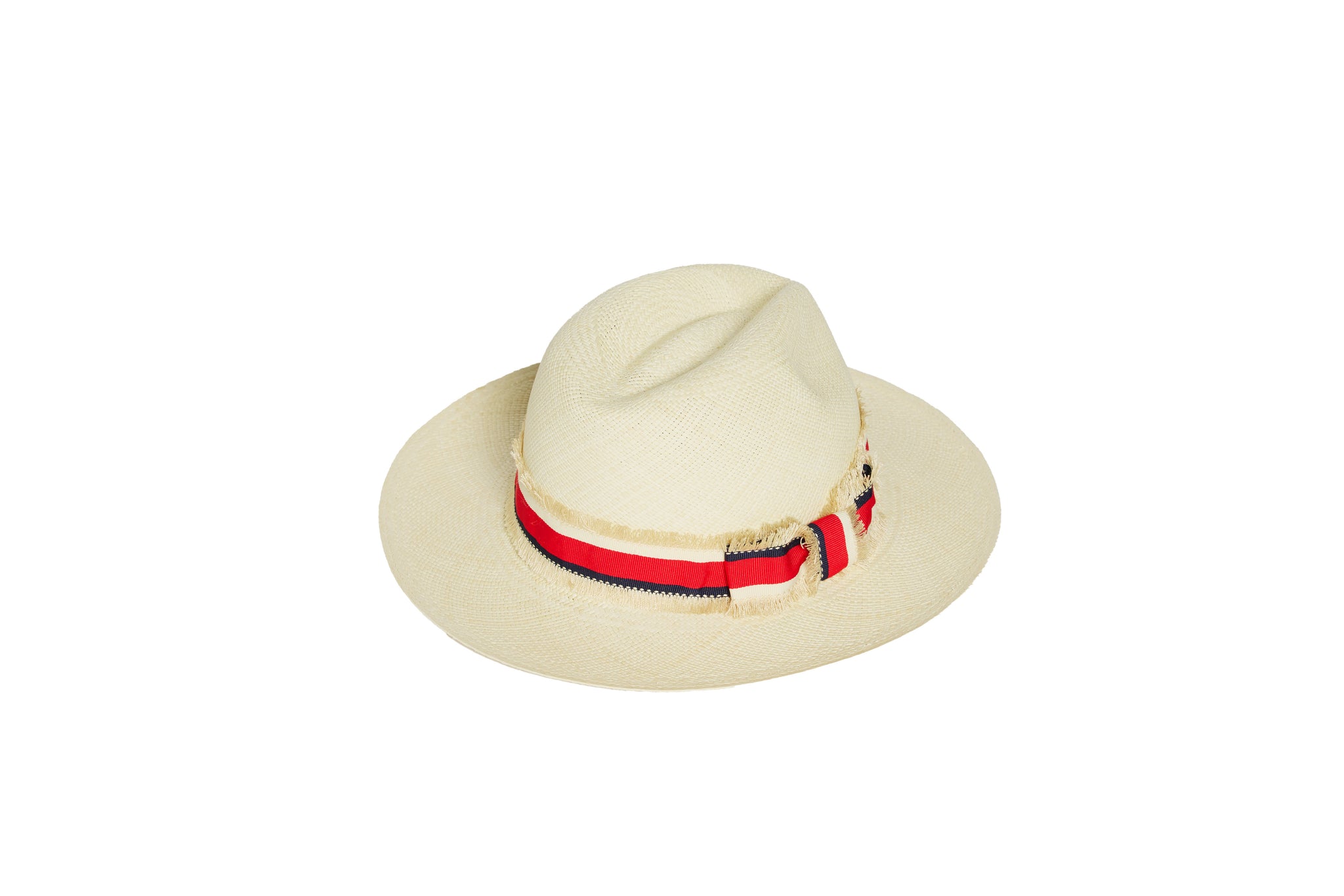 French Stripe | Sun Club Panama Hat