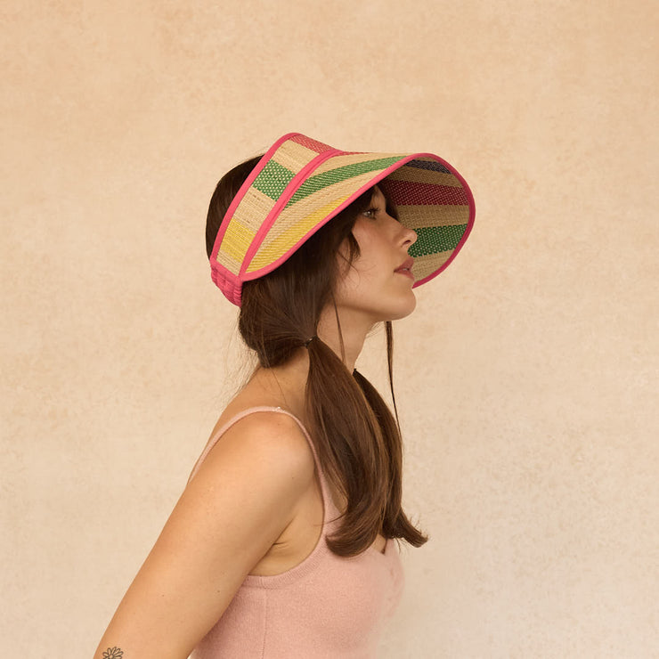 Sun Bathe | Fuschia Sunshine Sun Visor