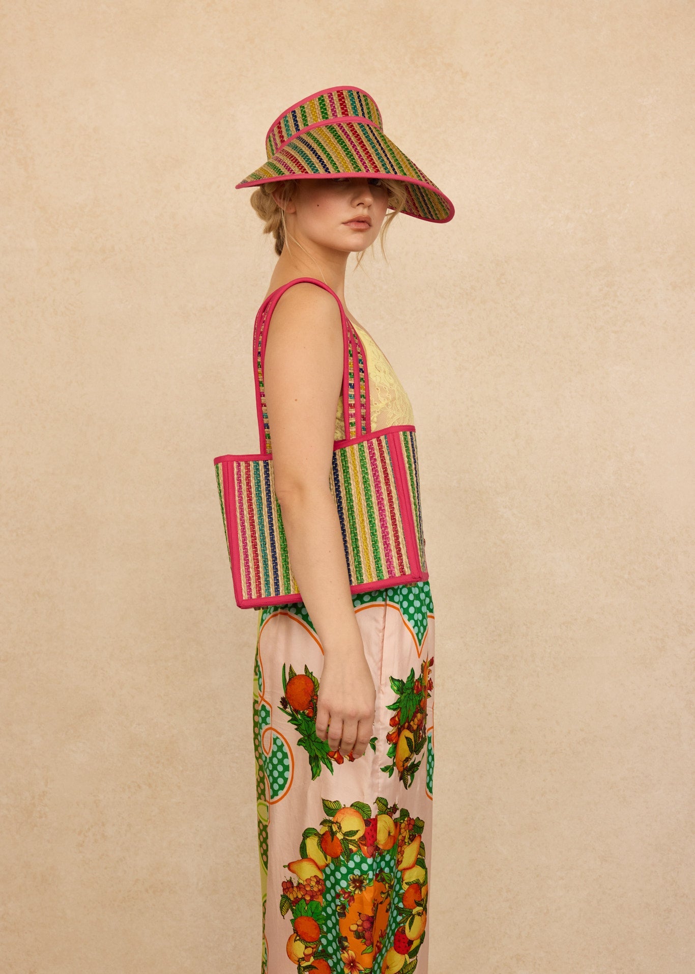Tropical | Fuchsia Mini Occasion Tote