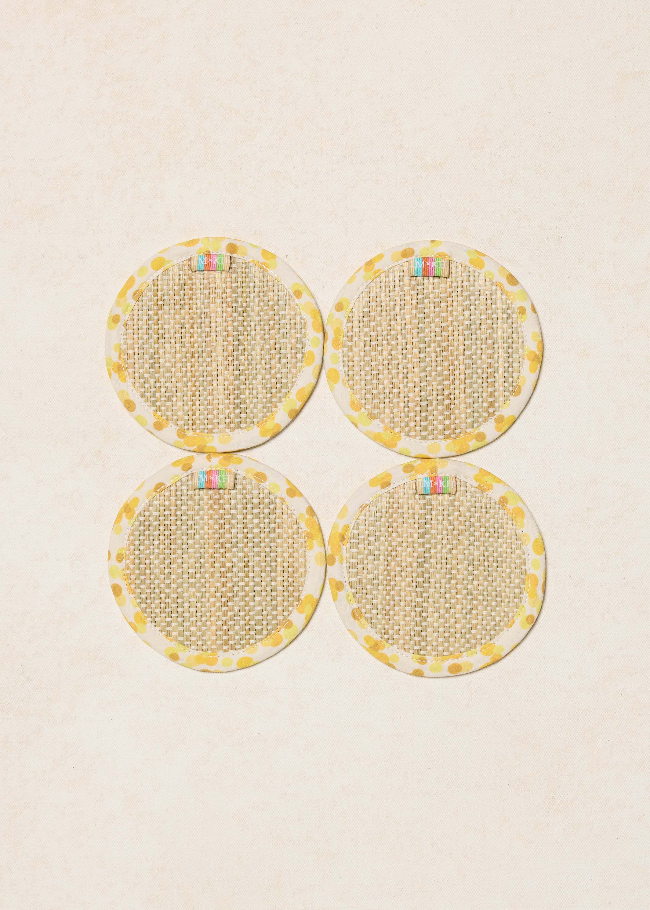 Golden The Social Set Coasters