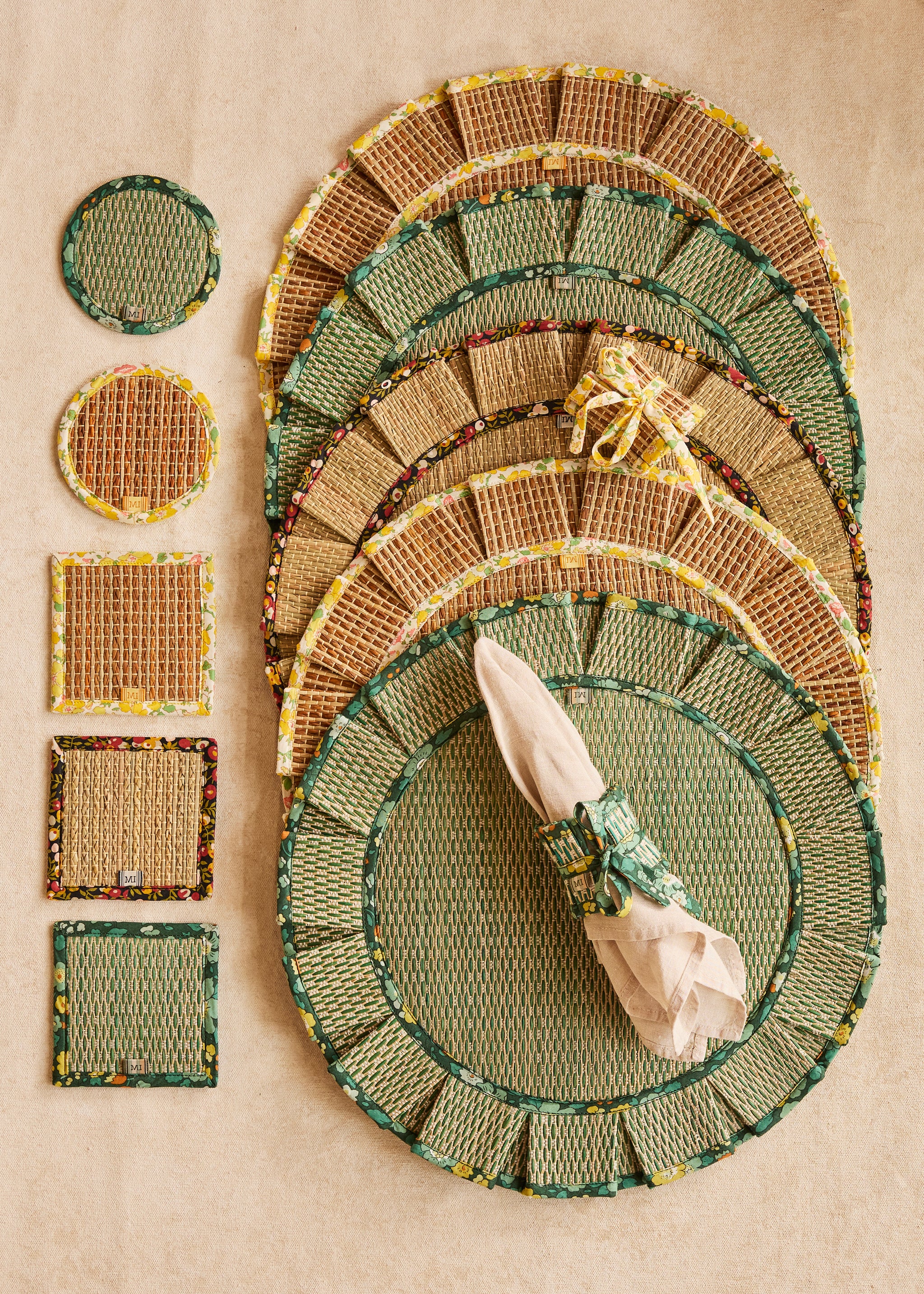 Summer Bay The Social Set Coasters | Set of 4