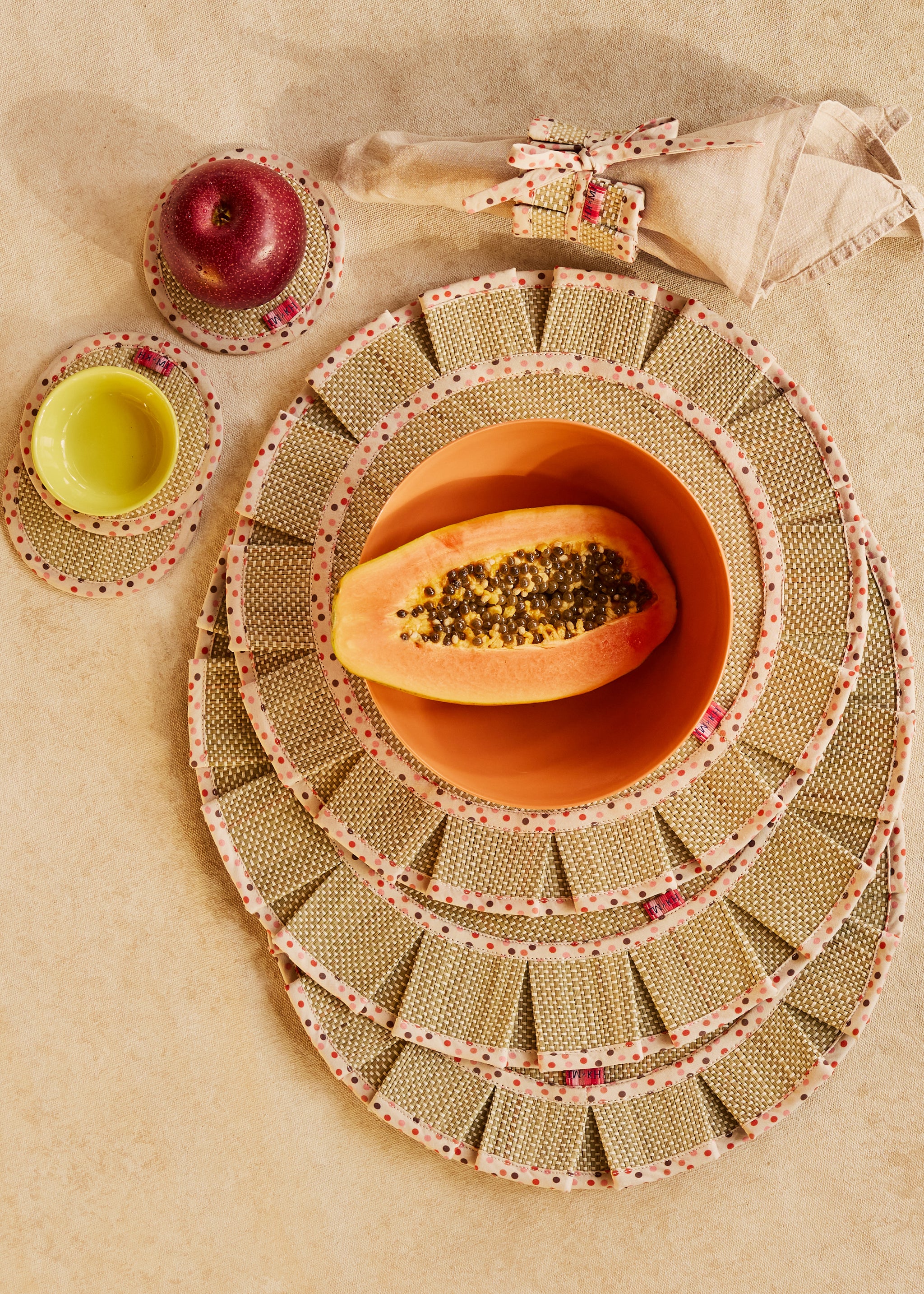 Tribeca The Social Set Placemats | Large | Set of 4