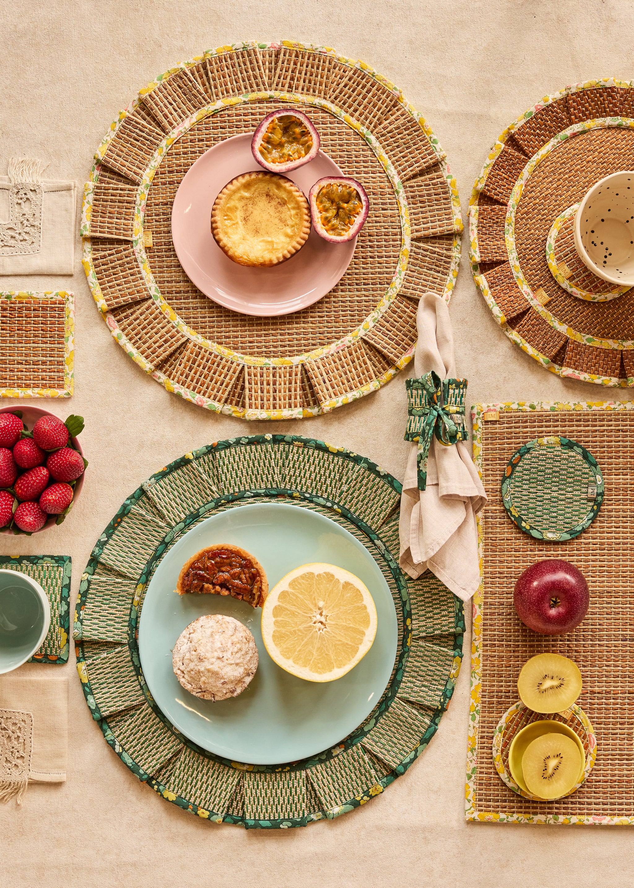 Swedish Summer The Social Set Placemats | Large | Set of 4