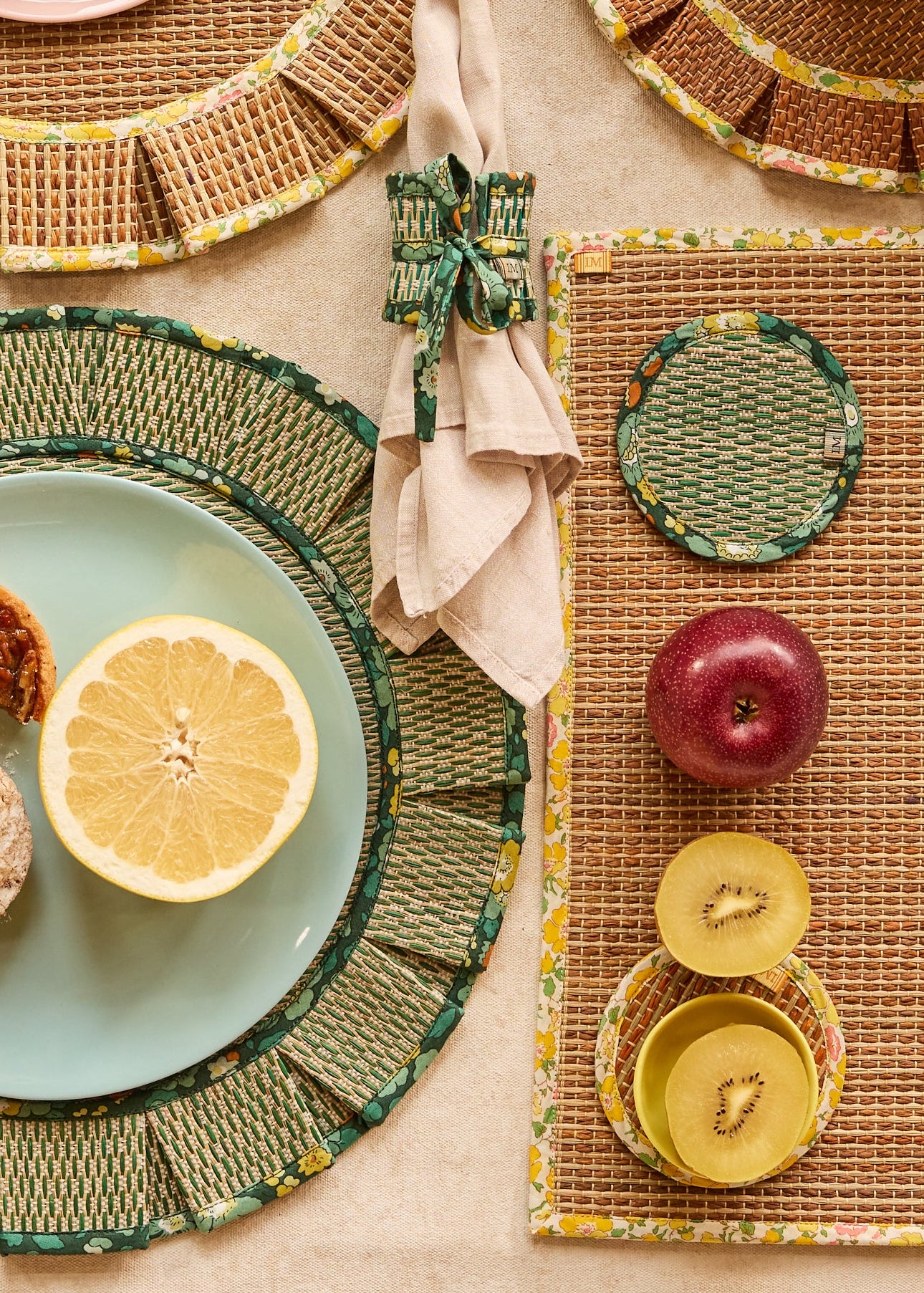 Swedish Summer The Social Set Coasters | Set of 4