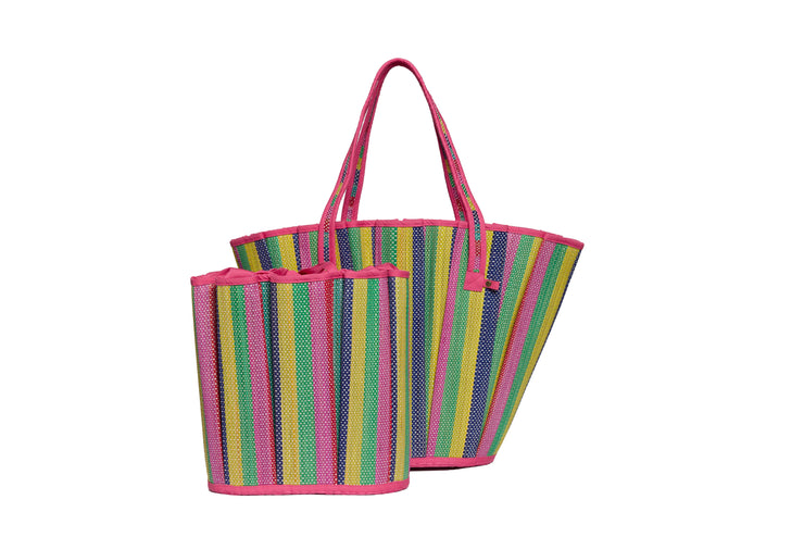 Resort Party | Fuschia Midi Tropez Tote