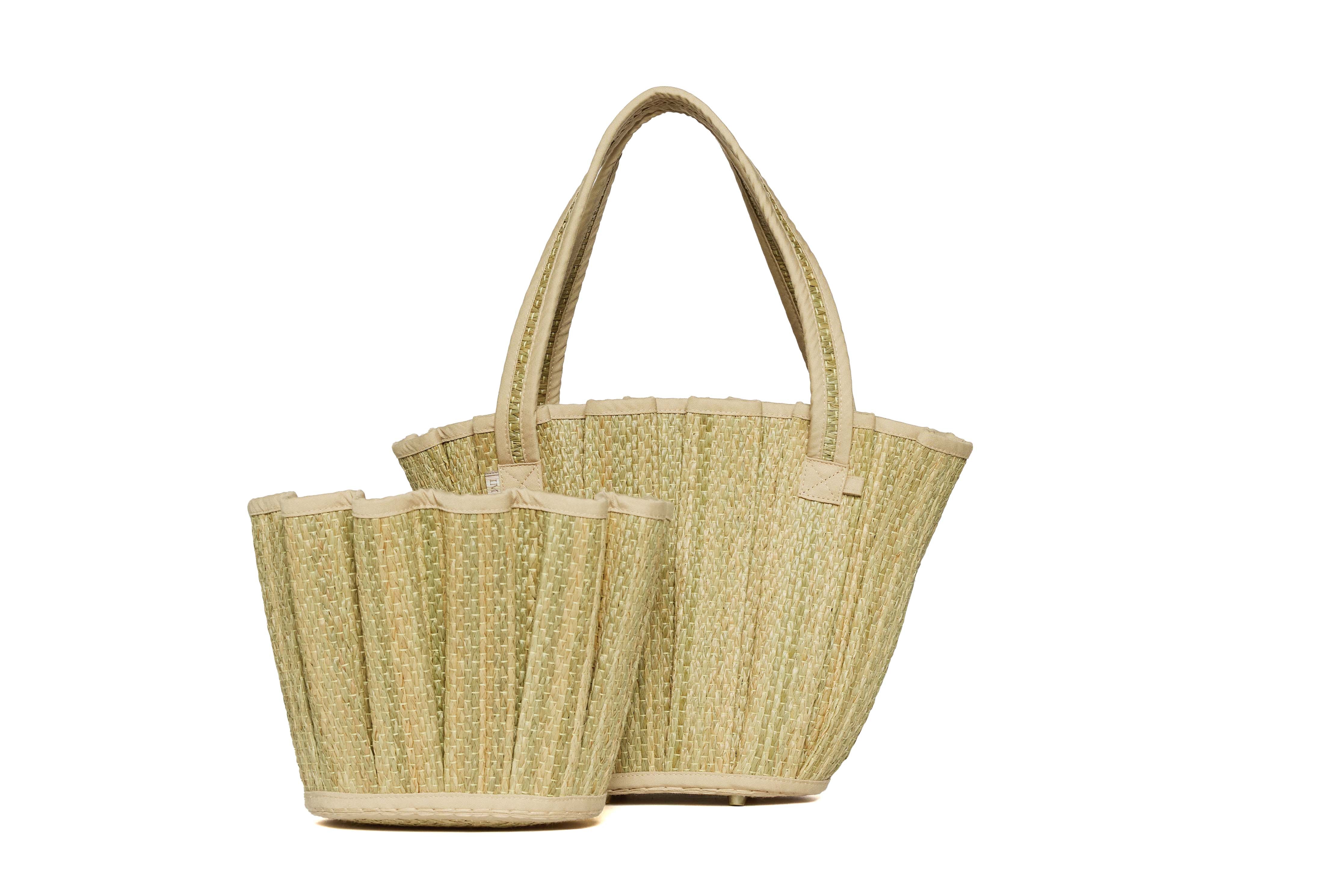 Mini bolso Tropez de lino de trigo