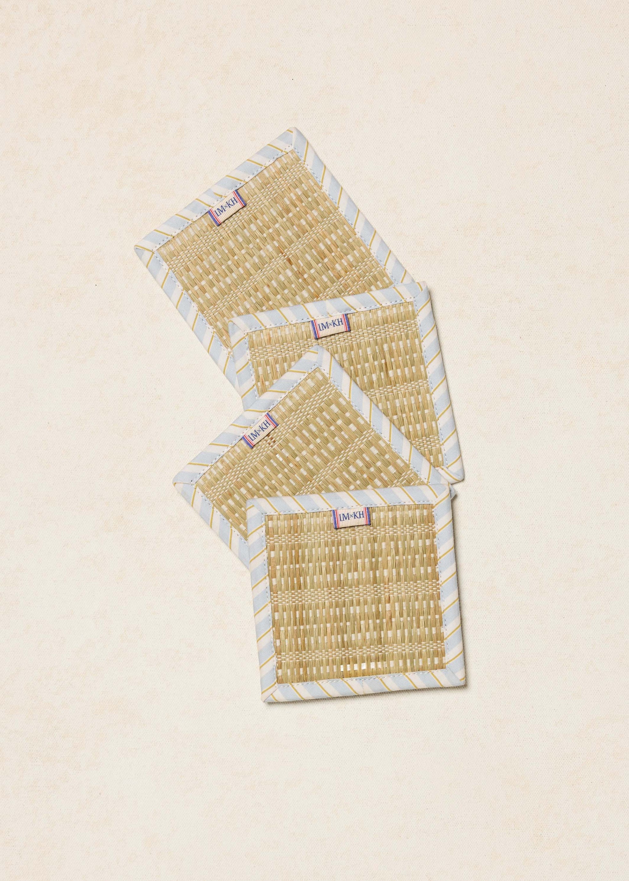 Rushcutters Bay Woven Afternoon Coasters | Set of 4