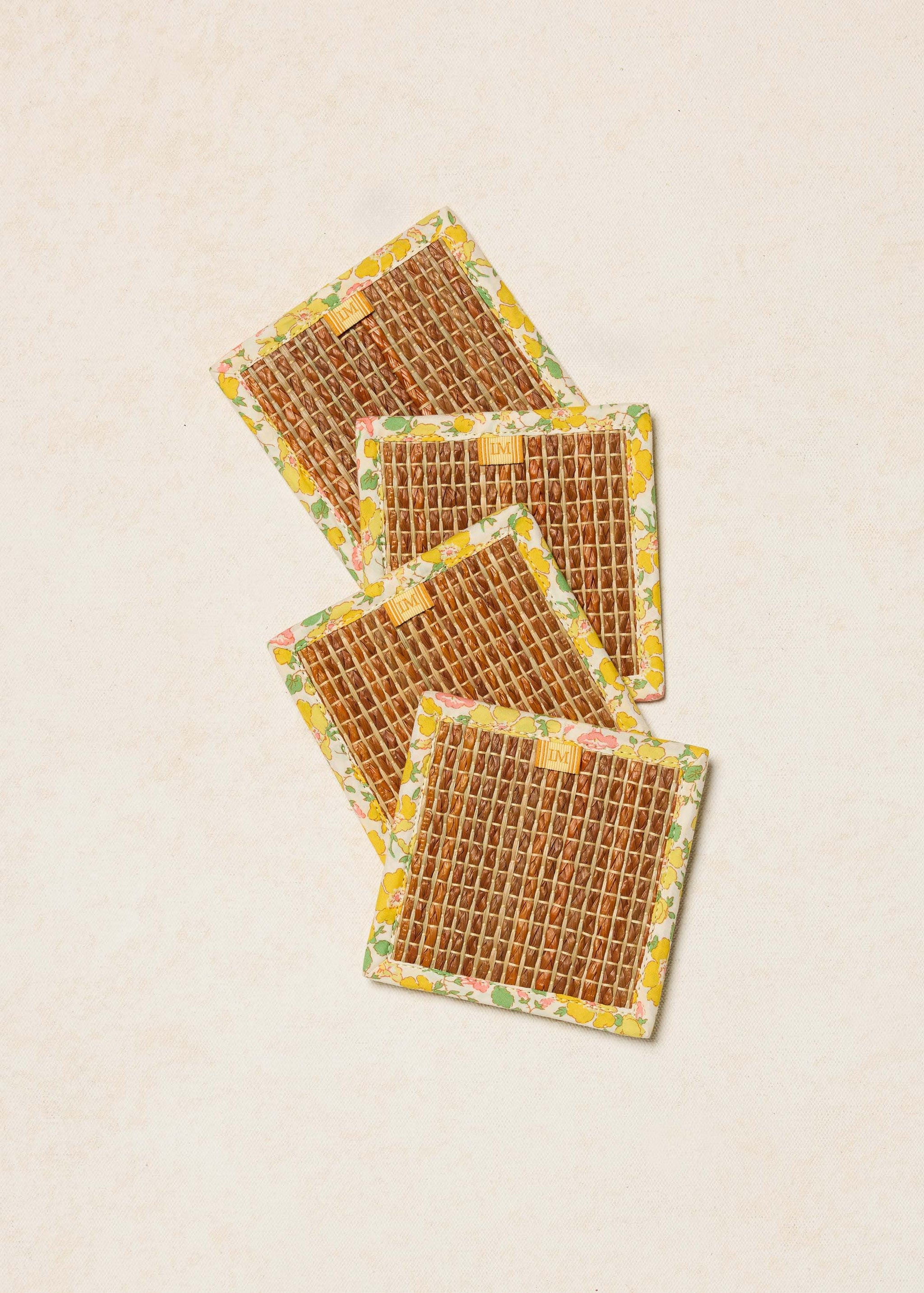 Summer Bay Woven Afternoon Coasters | Set of 4
