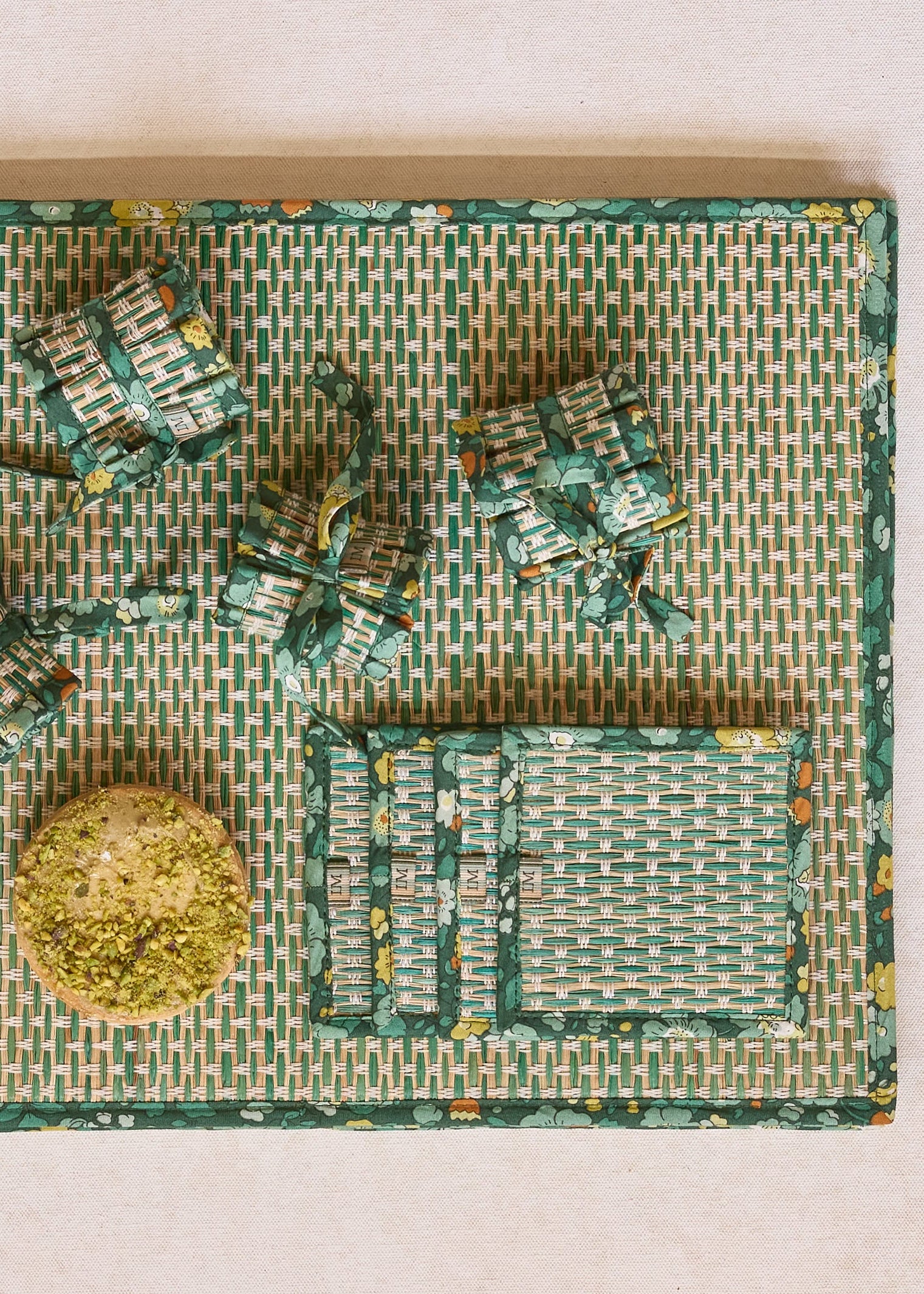 Swedish Summer Woven Afternoon Coasters | Set of 4